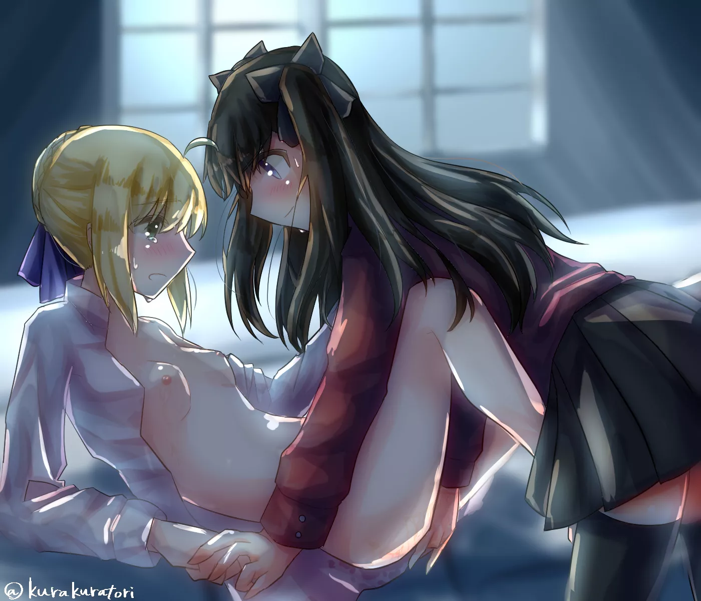 Rin x Saber