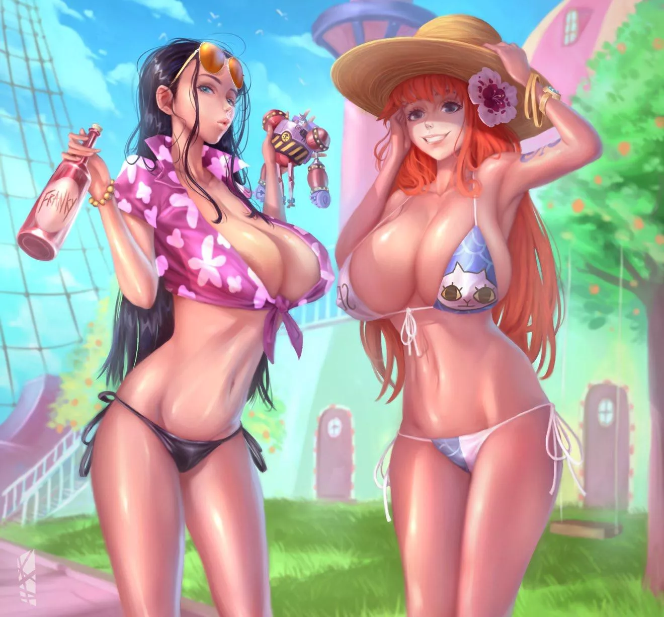 Robin and Nami