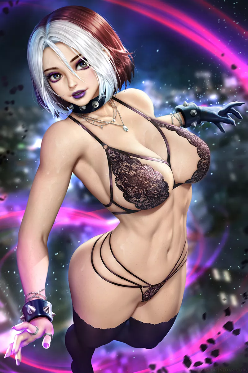 Rogue - goth mutant in black lingerie (Neoartcore) [X men Evolution]