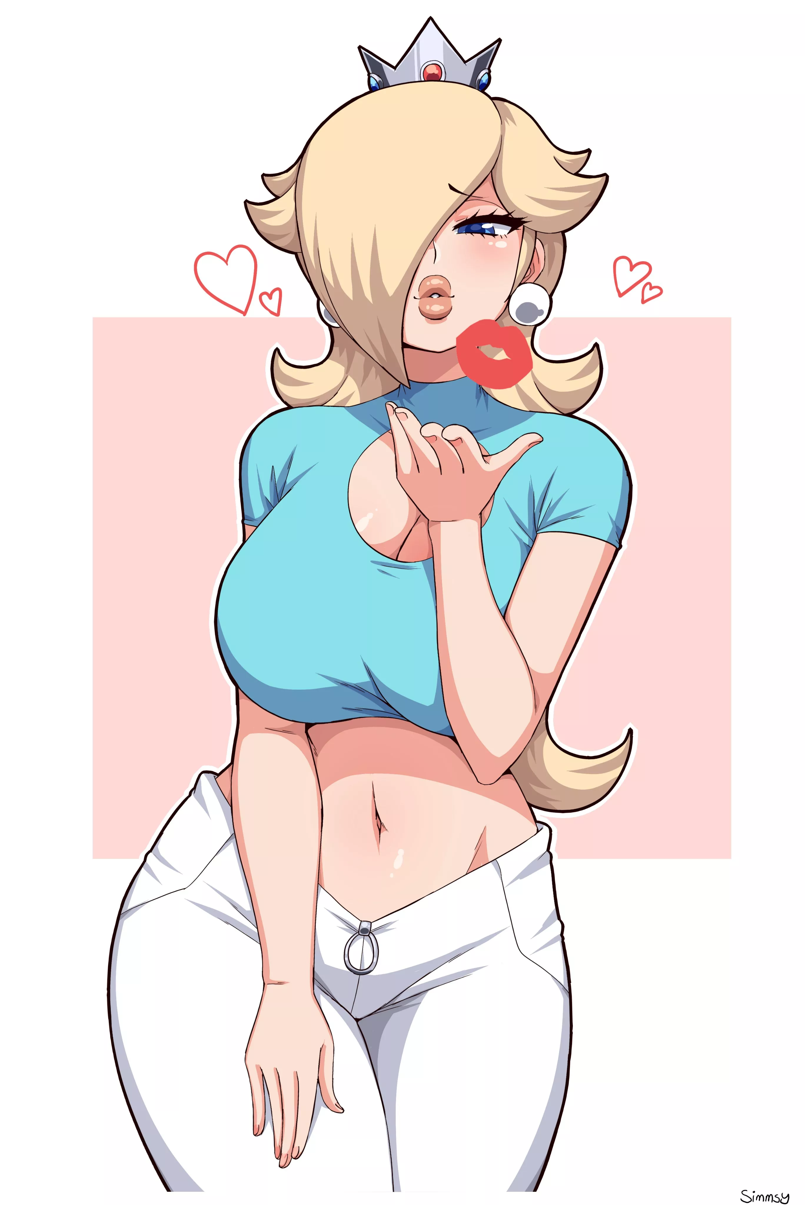 Rosalina's kiss (simmsy) [Mario Bros]