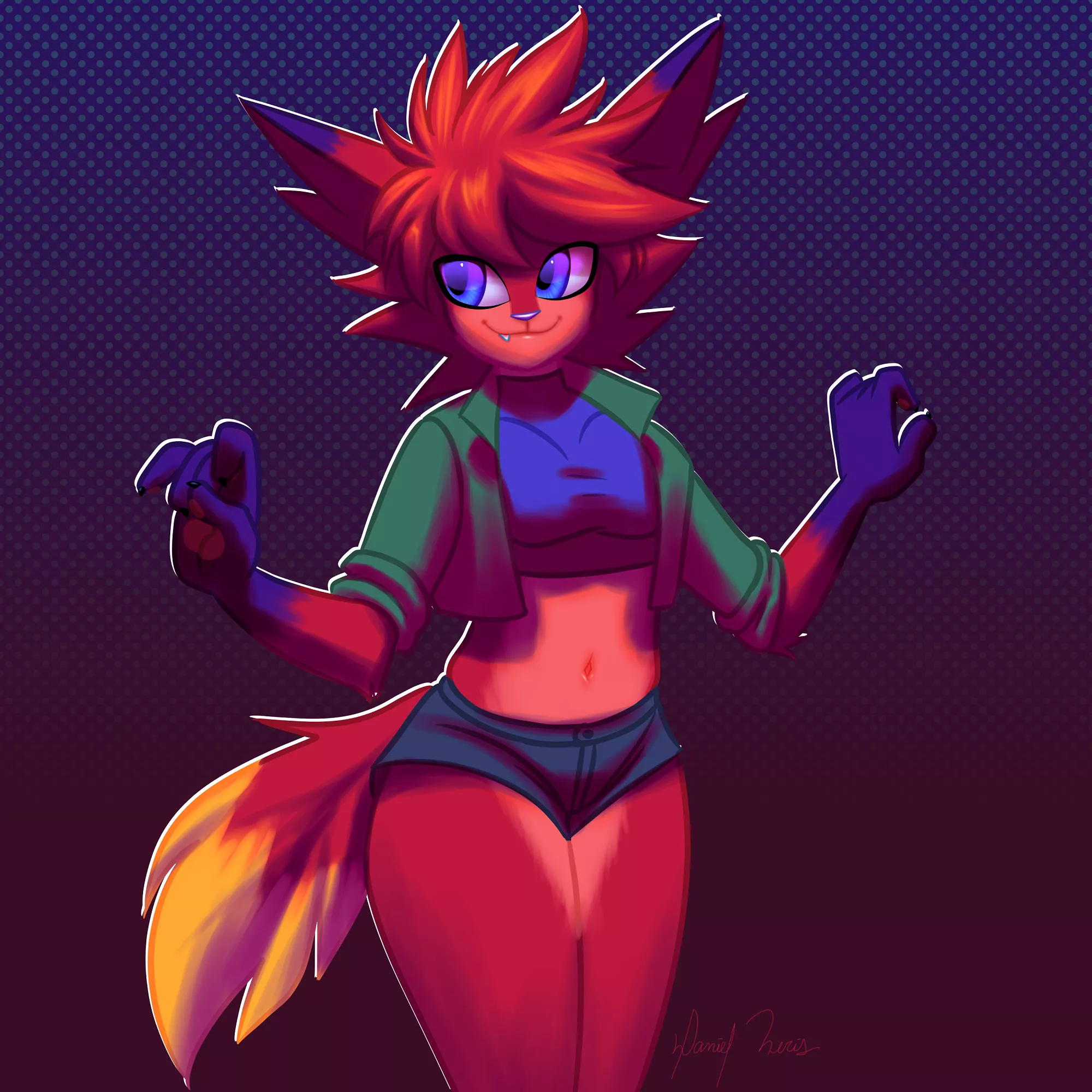 Roxanne the Fox (Roxy Foxy) - art by me