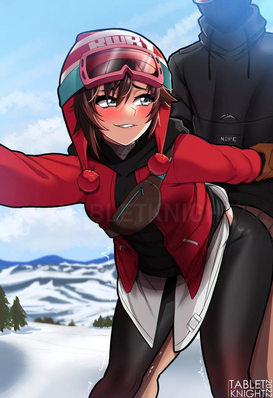 Ruby Having Some Fun On The Slopes (TabletKnight)