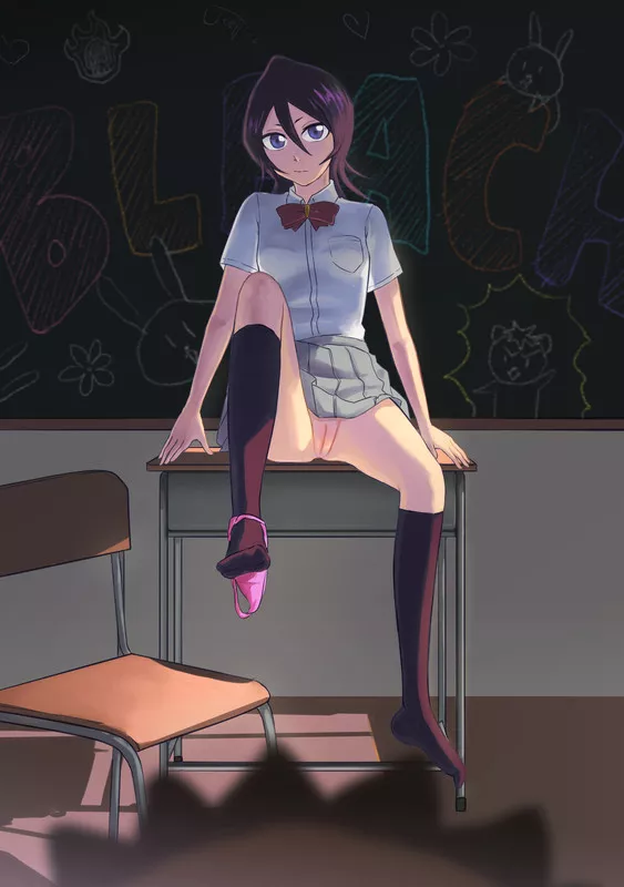 Rukia Sitting on Desk (Kon Variant) (Jcell)