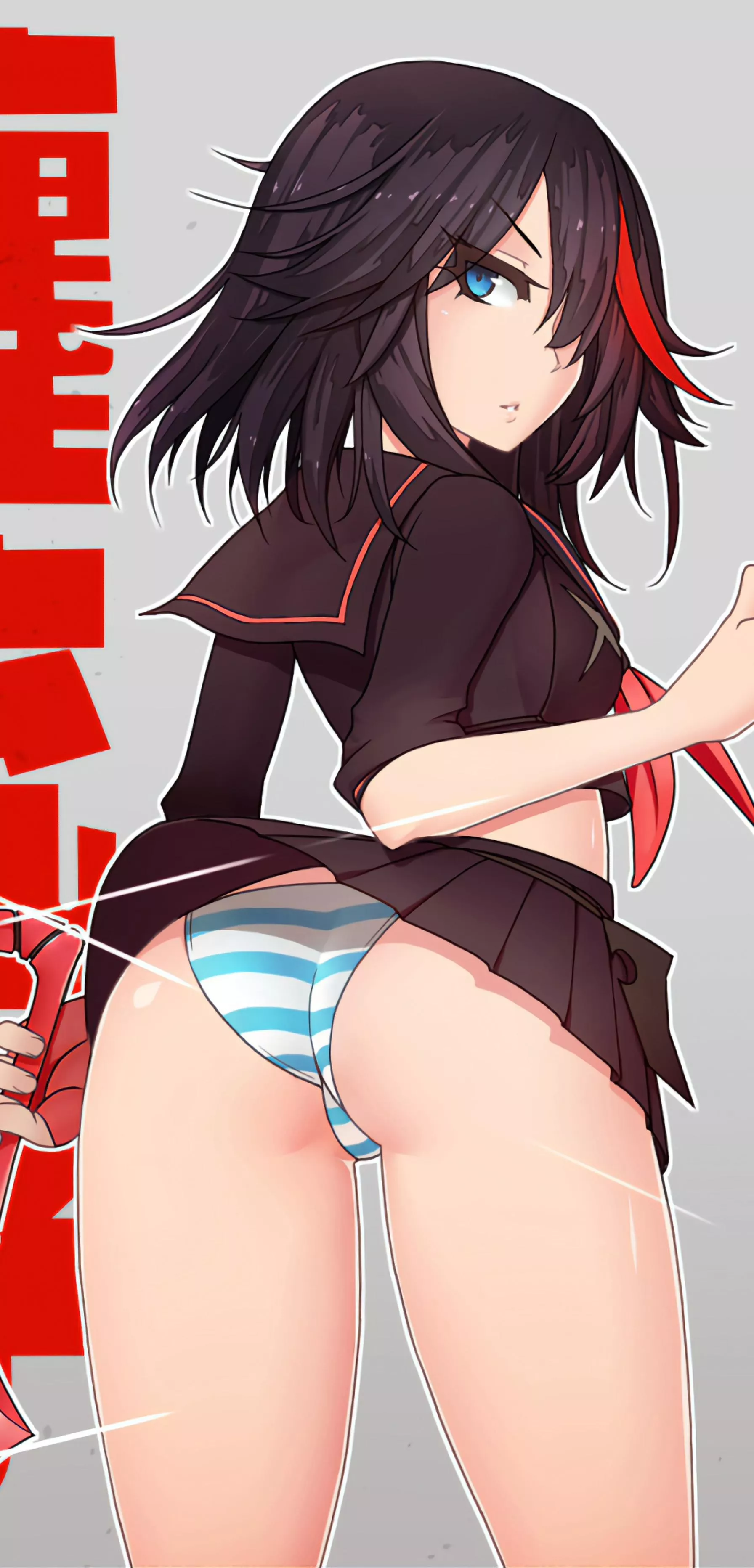 Ryuko shows off her cute panties 💕