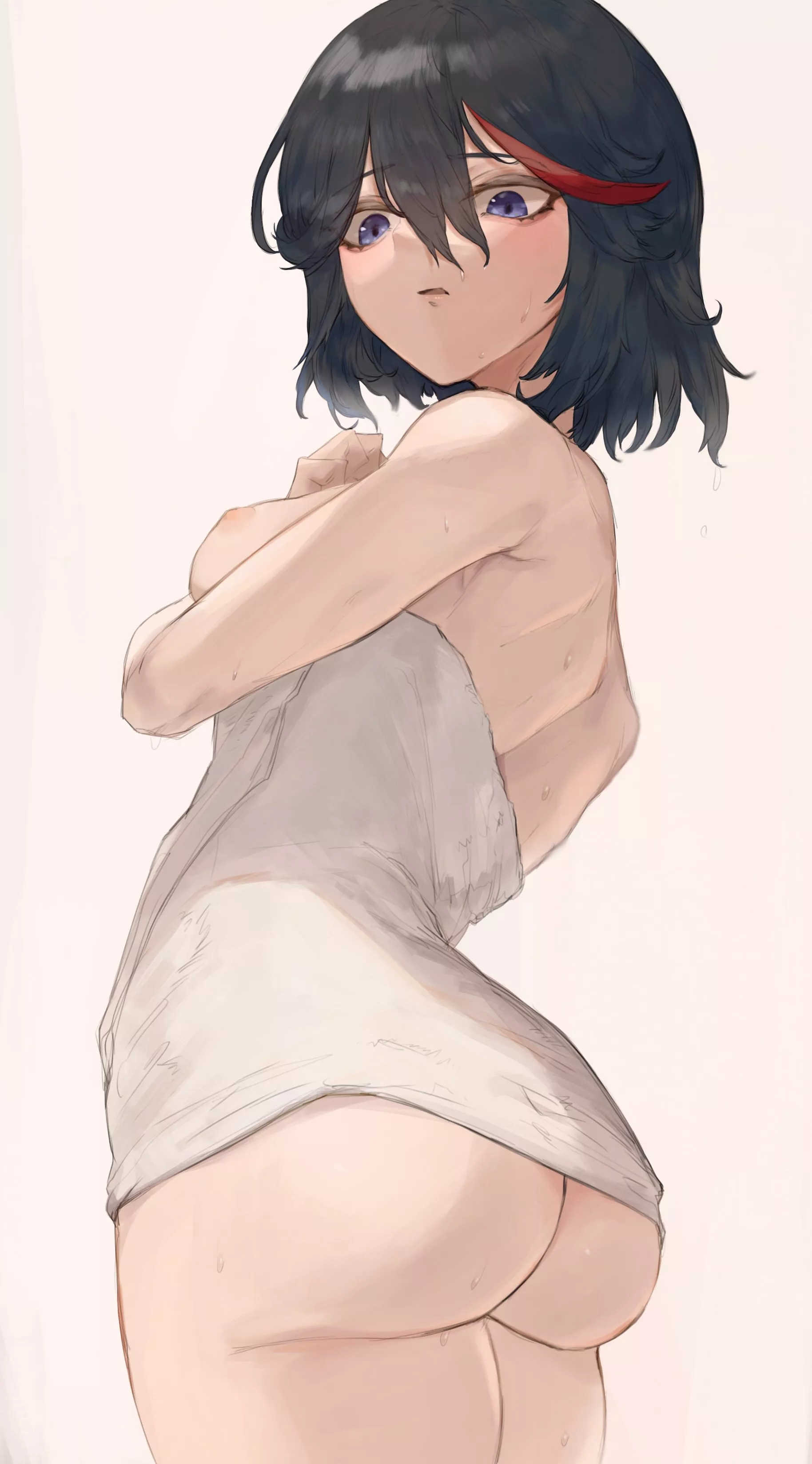 Ryuuko needs a bigger towel (kataku musou)