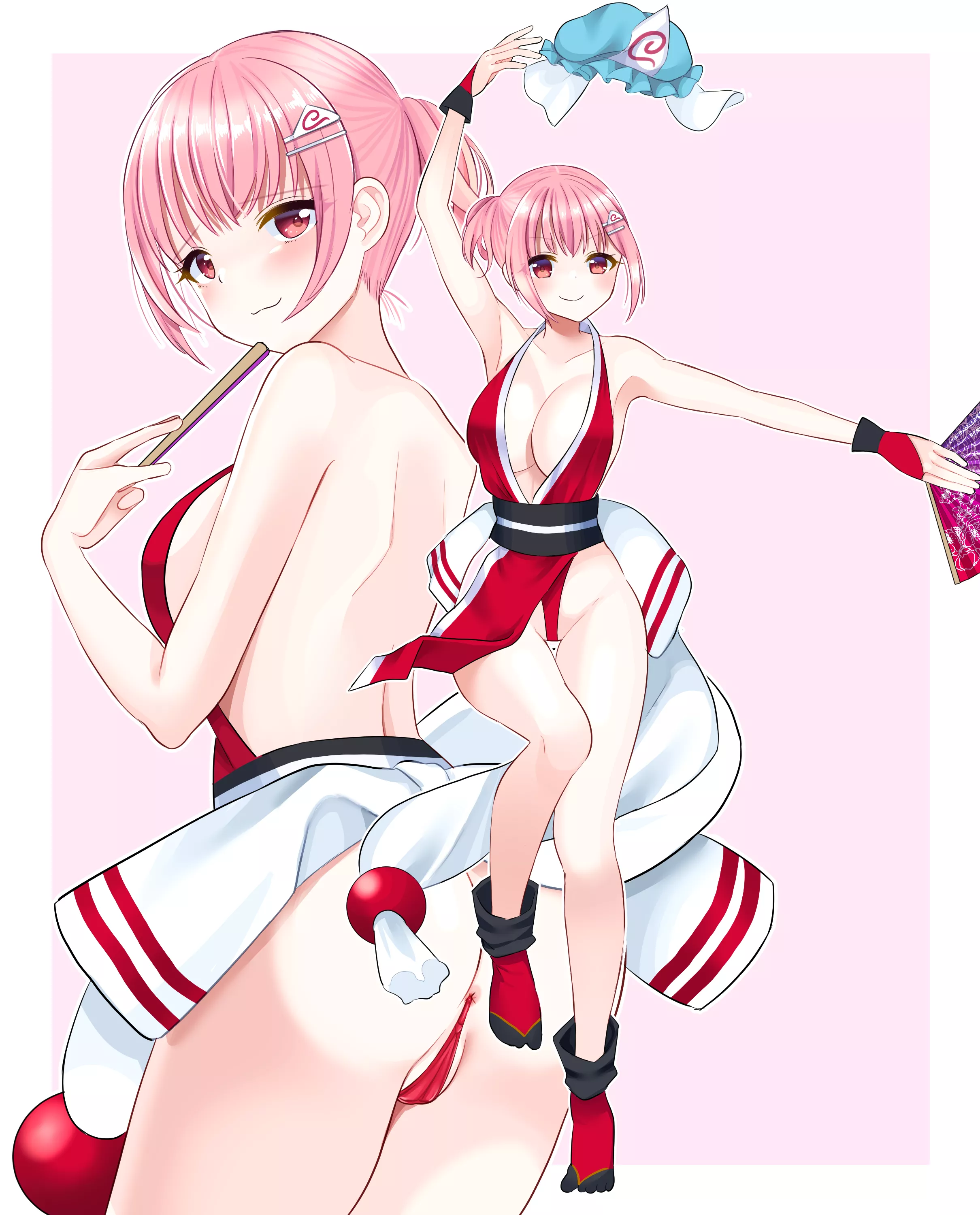 Saigyouji Yuyuko Anal Wear Cosplay Shiranui Mai