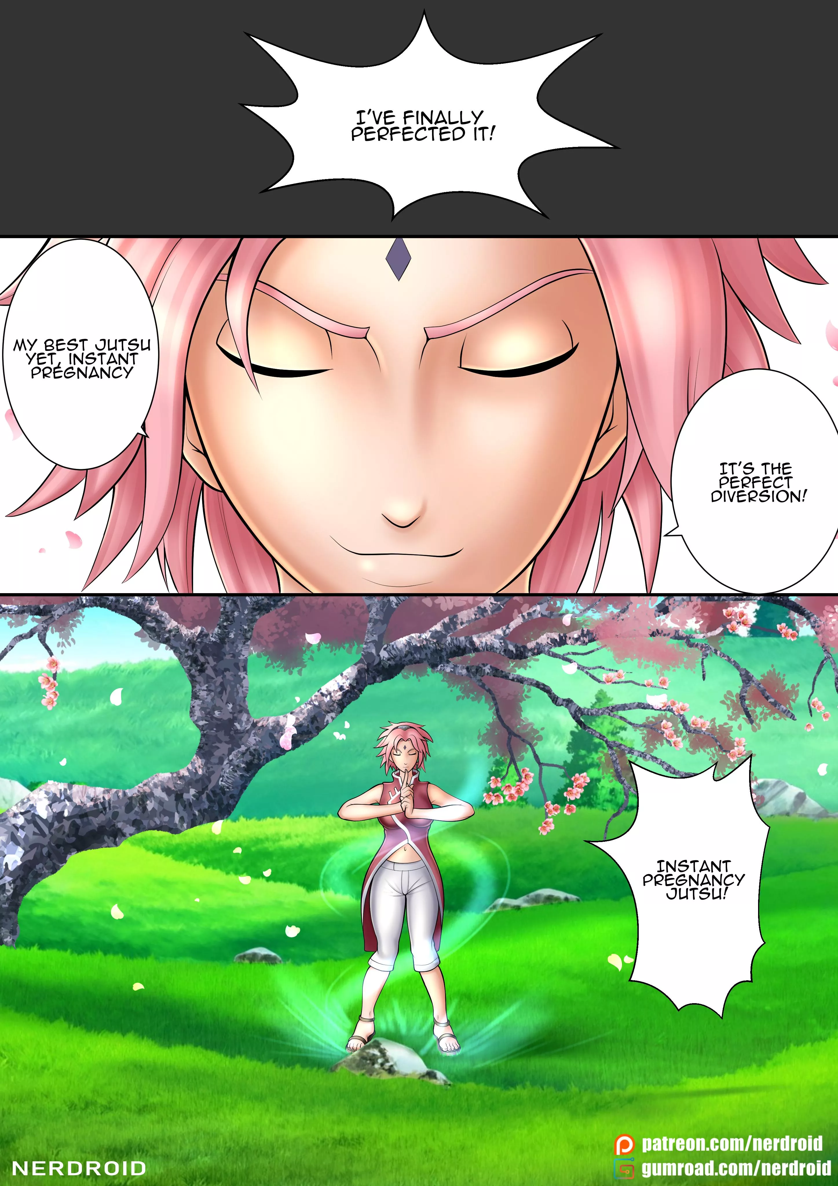 Sakura's pregnancy jutsu - Part 1 - Commission made by me(NerDroid)