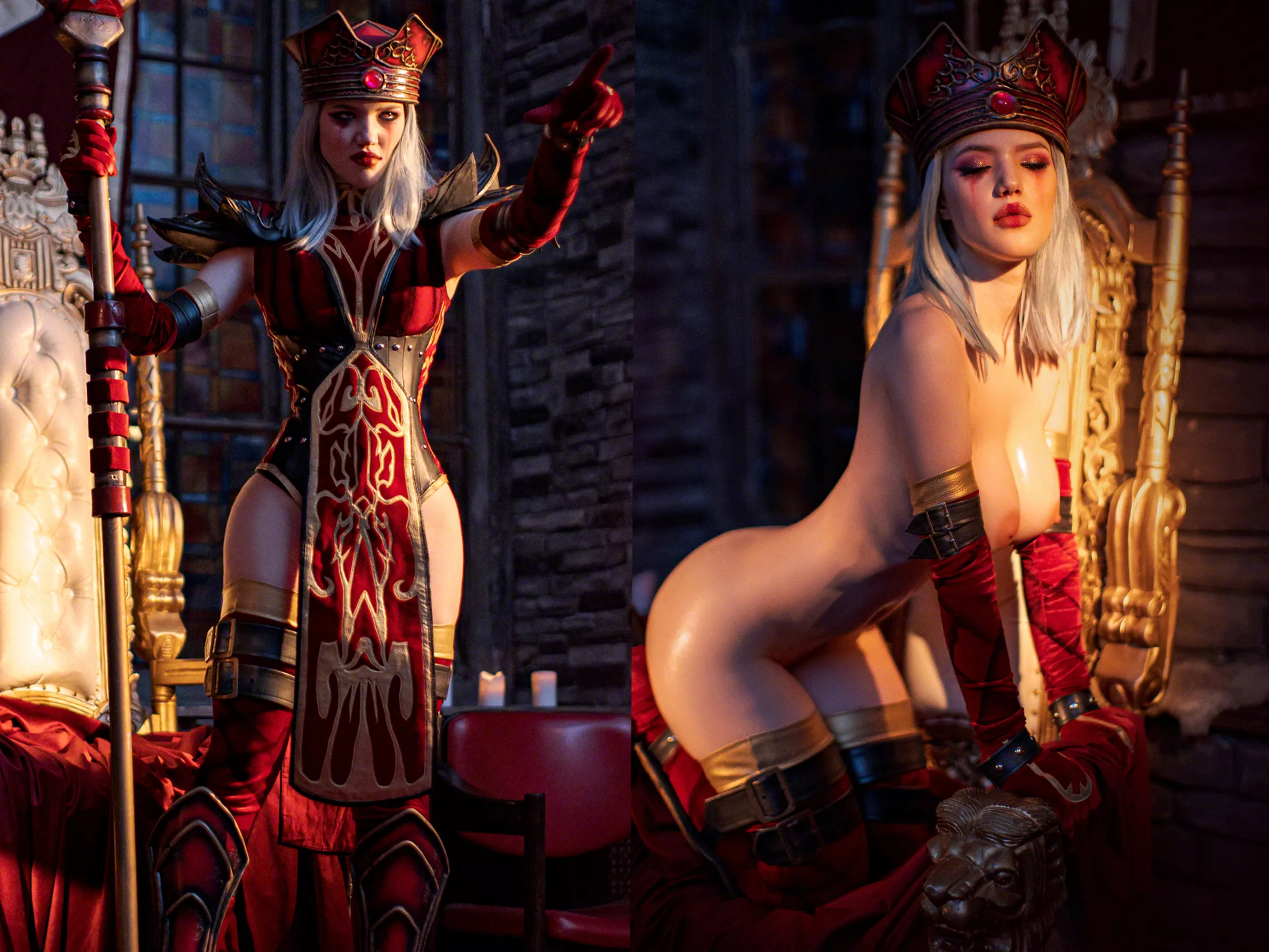 Sally Whitemane from WoW on/off by Lada Lyumos