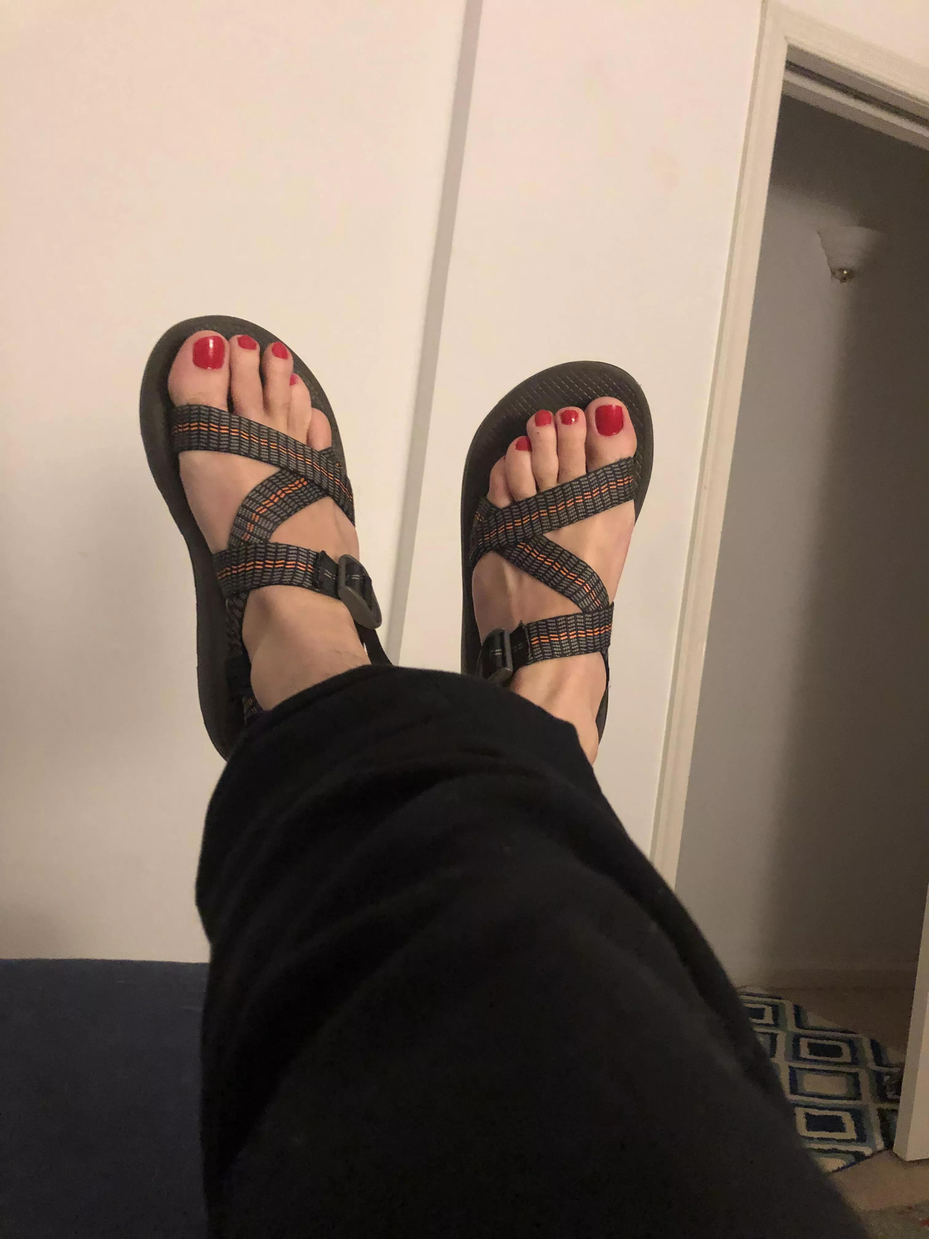 Sandals make me feel so sexy!