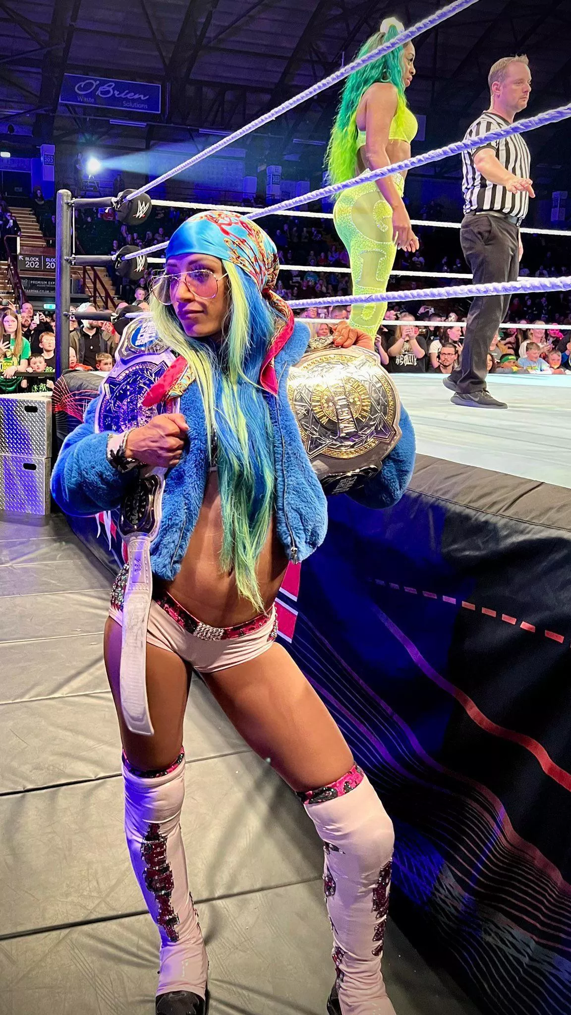 Sasha at a live event 👀