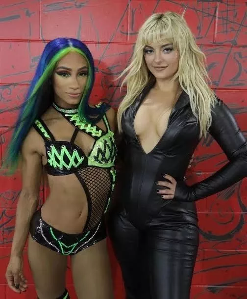 Sasha Banks and Bebe Rexha