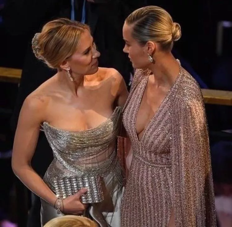 Scarlett Johansson and Brie Larson