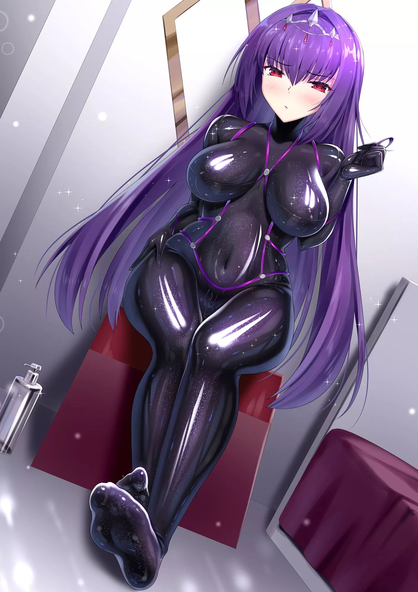 Scathach Skadi In Rubber (Iro Ame ) [Fate]