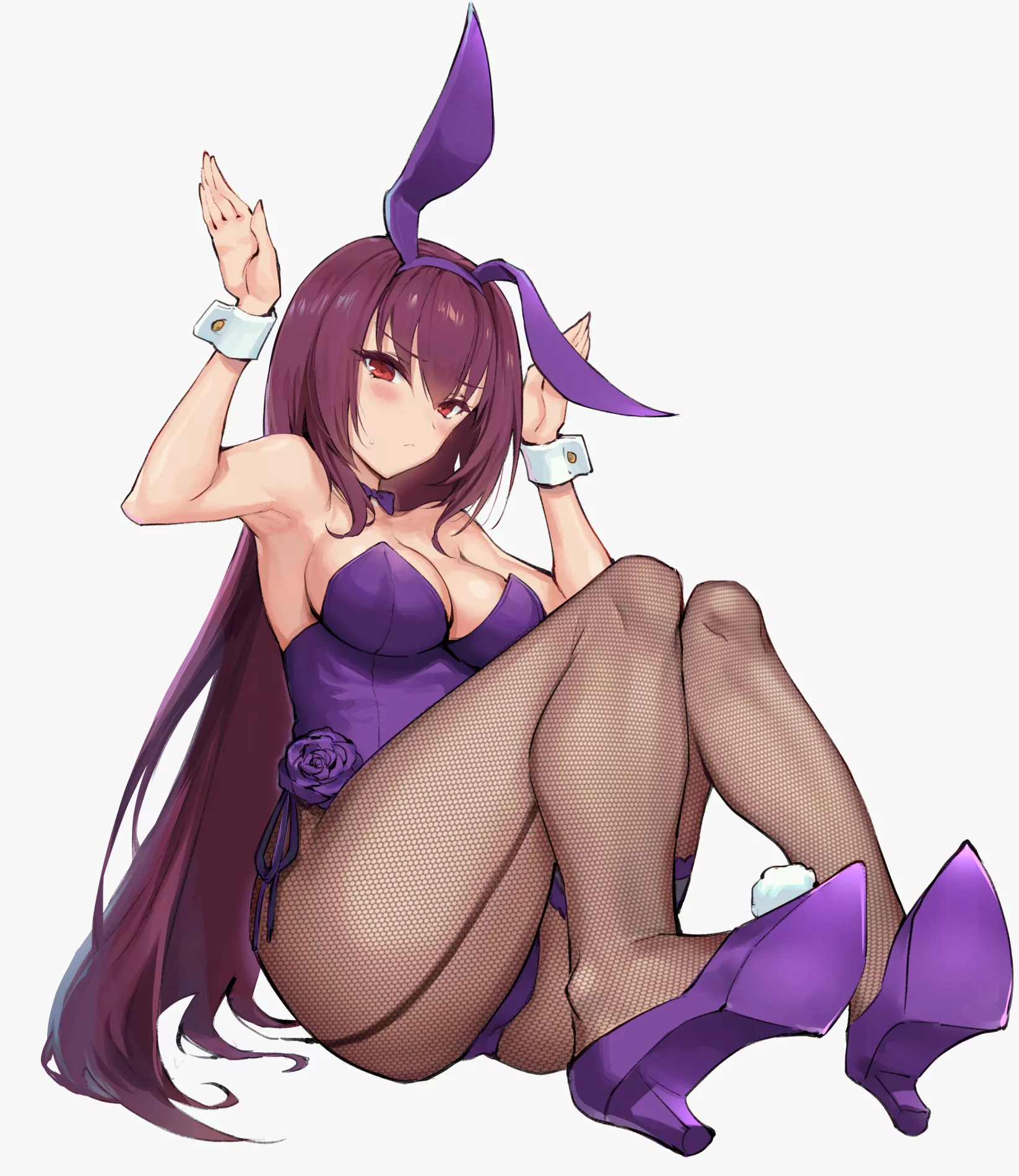 Scathach Upset Bunny Girl ( Haoni ) [Fate]