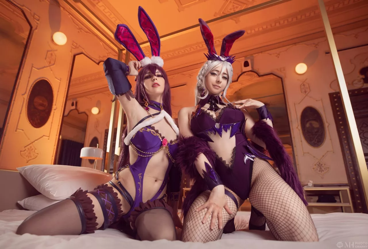 Scathach x Altria from Fate by Kerocchi and Mikomi Hokina