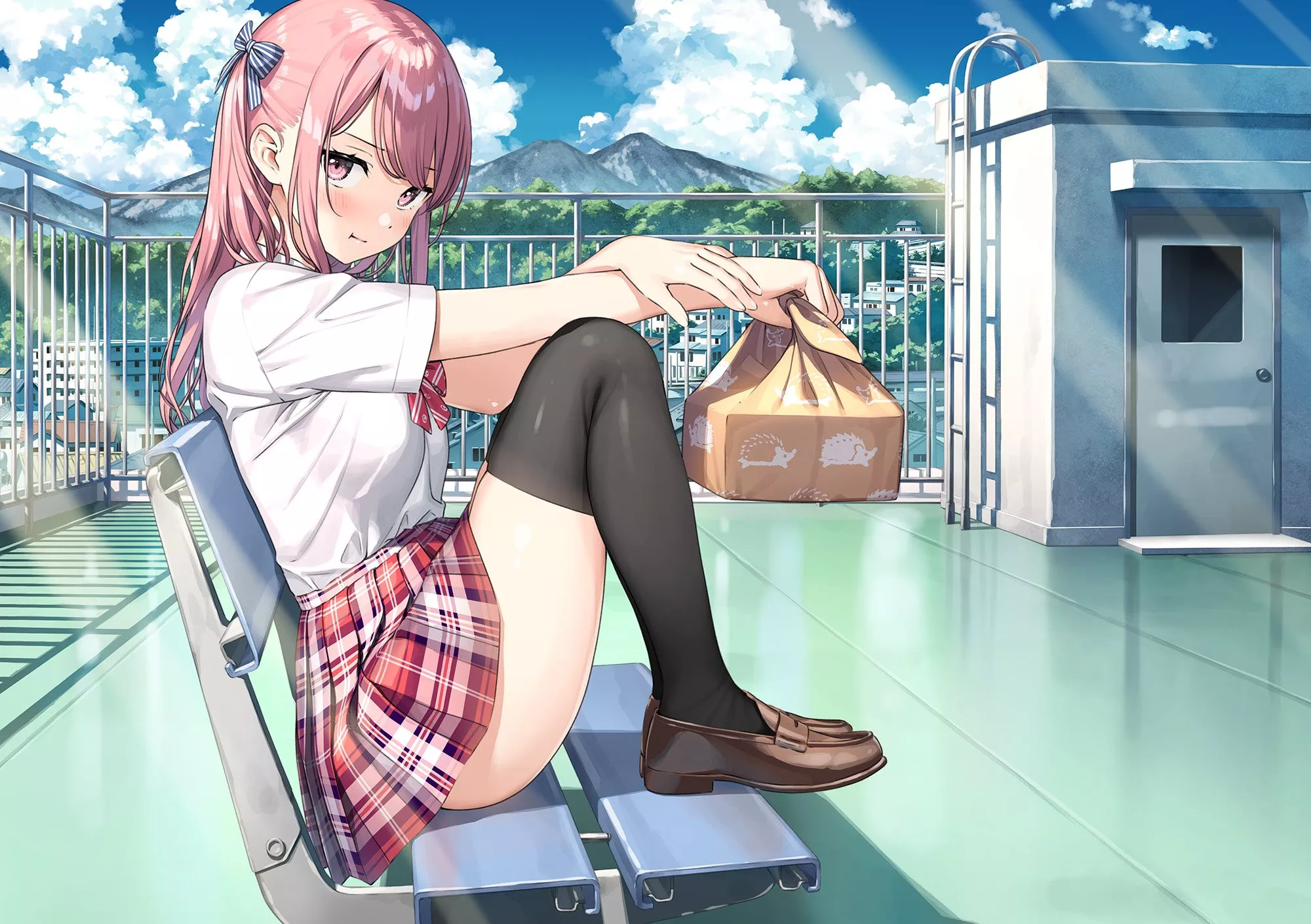 School Rooftop [Original] by (kantoku)