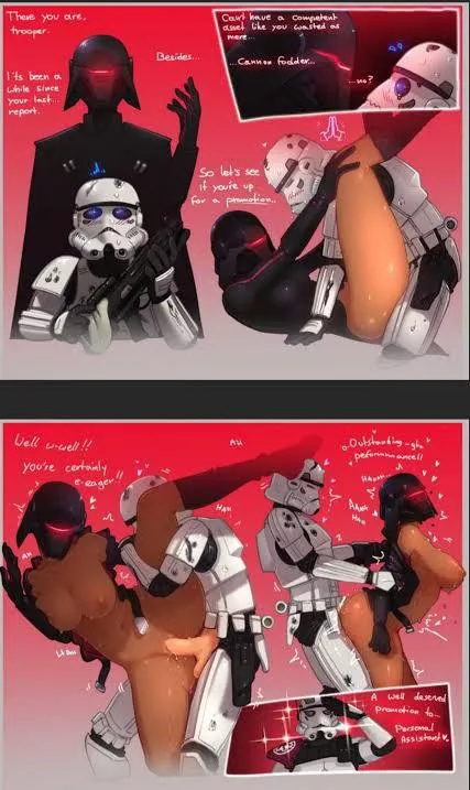 Second sister rewards a particular stormtrooper (justrube) [starwars]