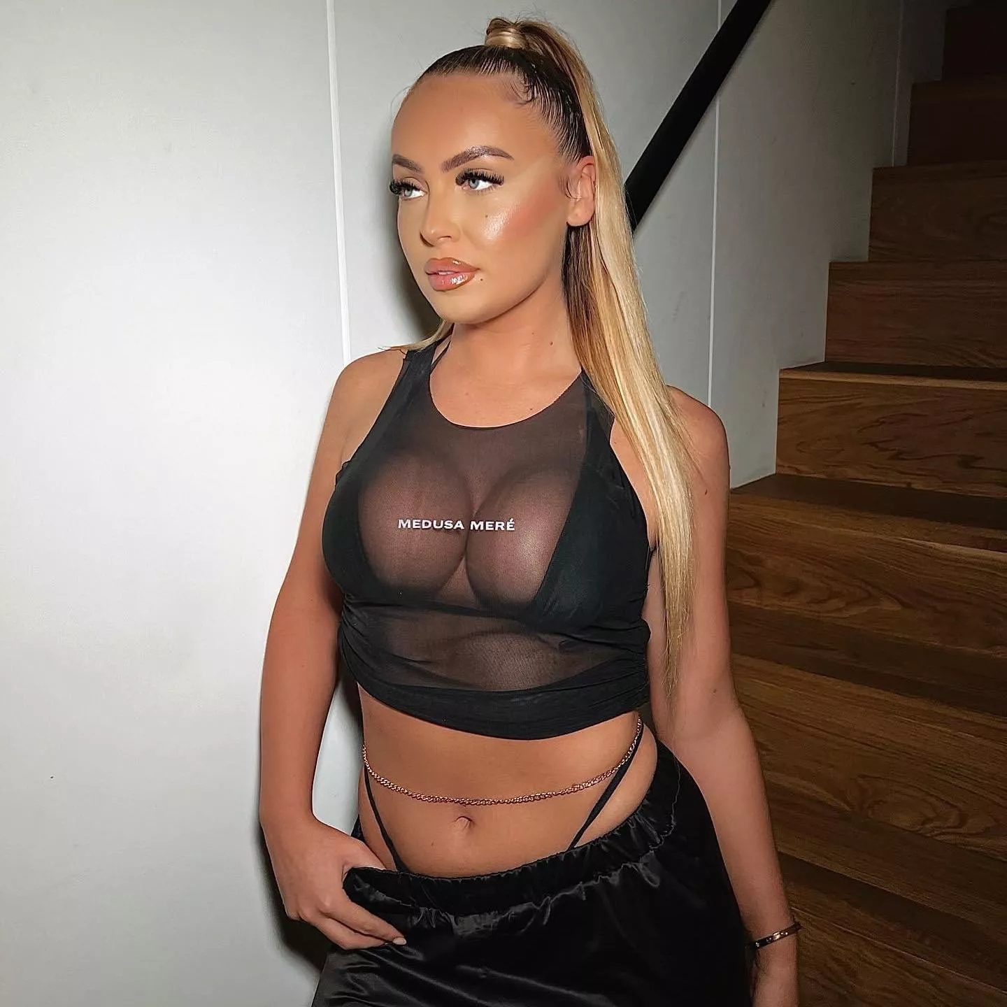 See through tops are in