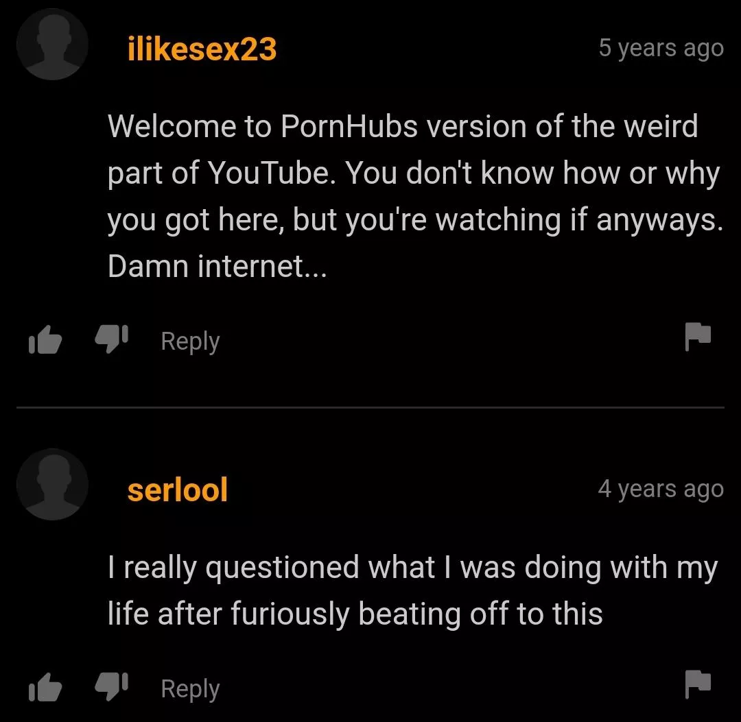 Seems PornHub traumatized some people