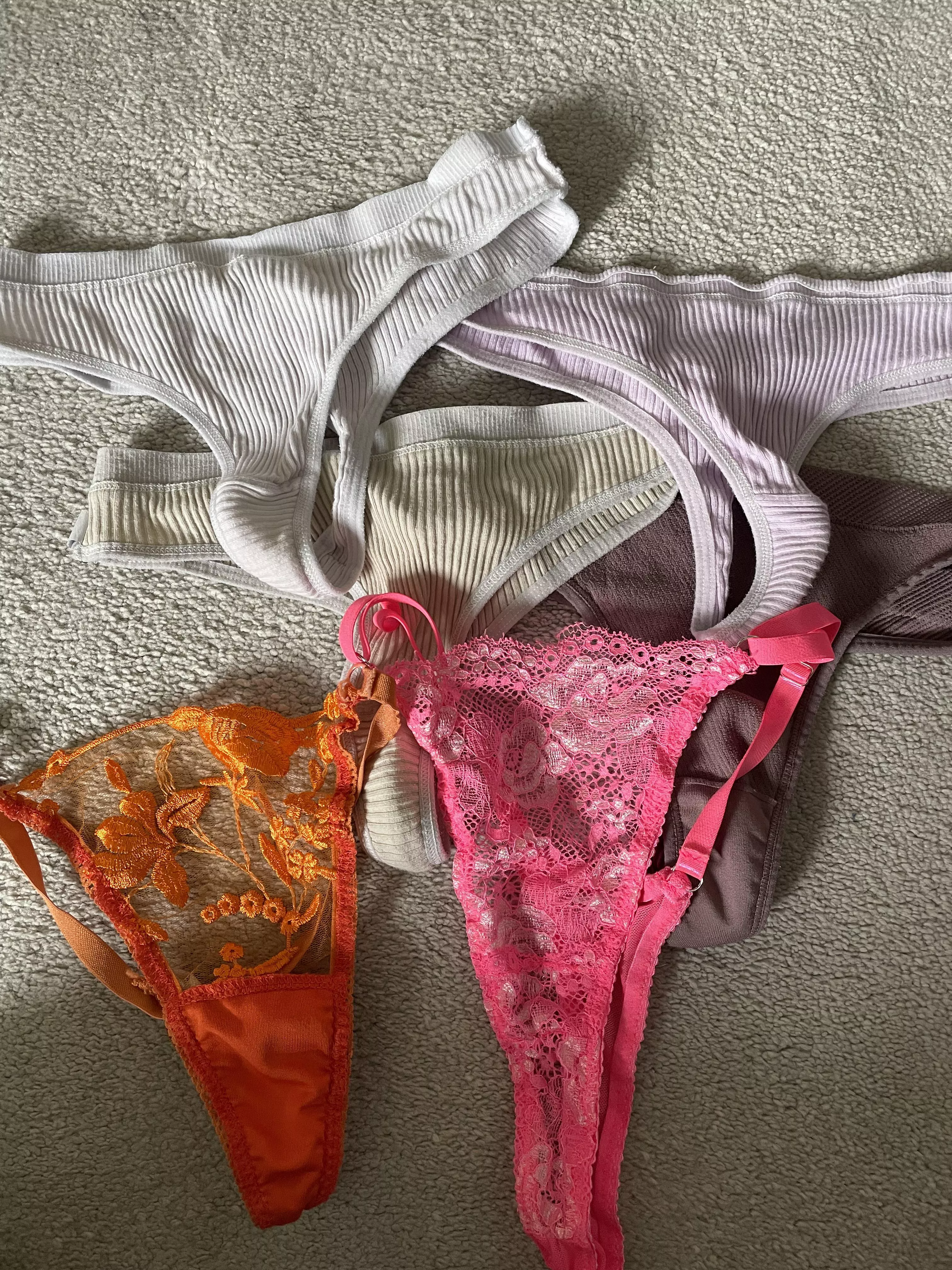 Selection of daughters used and clean panties