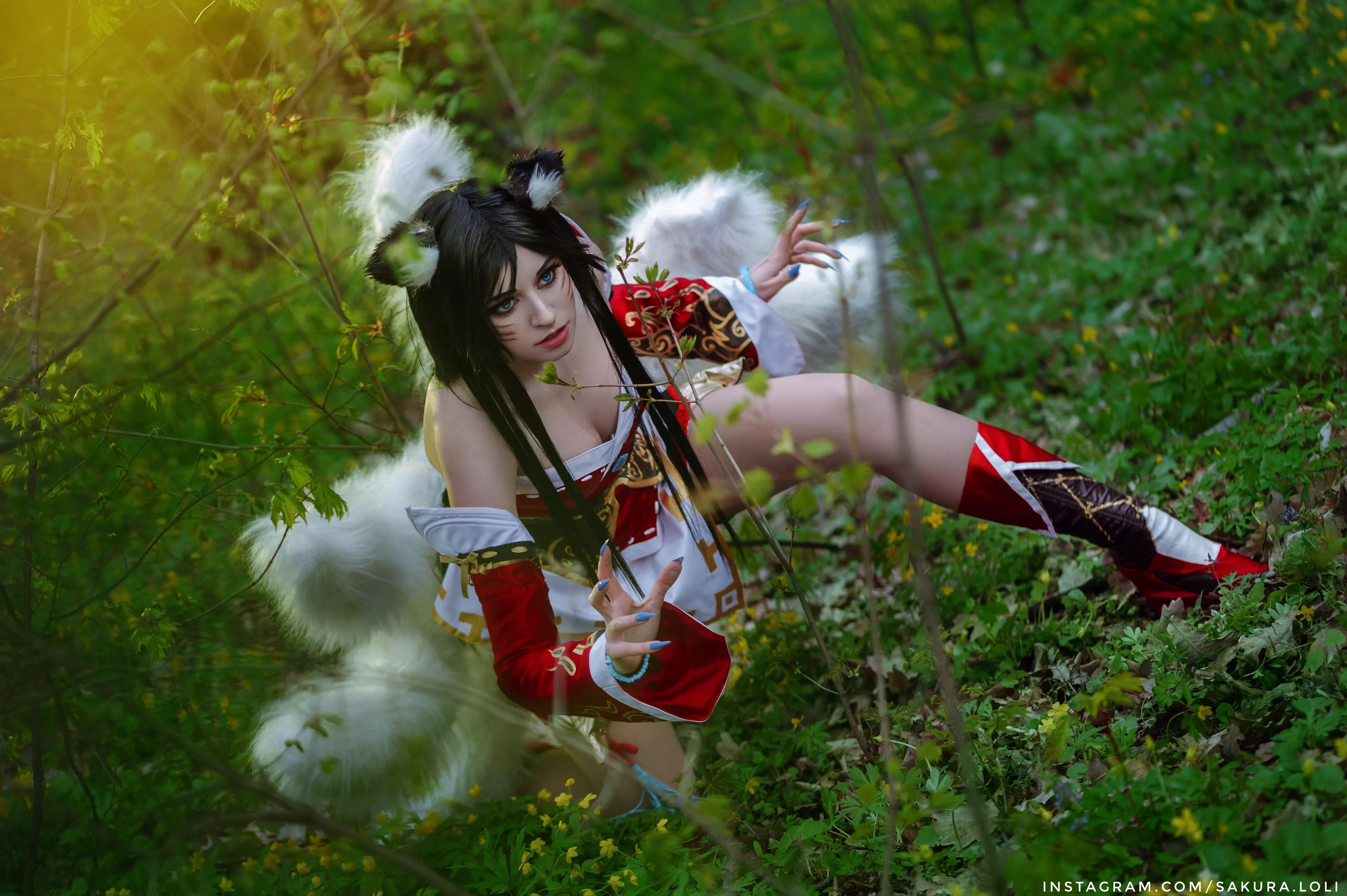 [self] Ahri cosplay by Sakura Loli