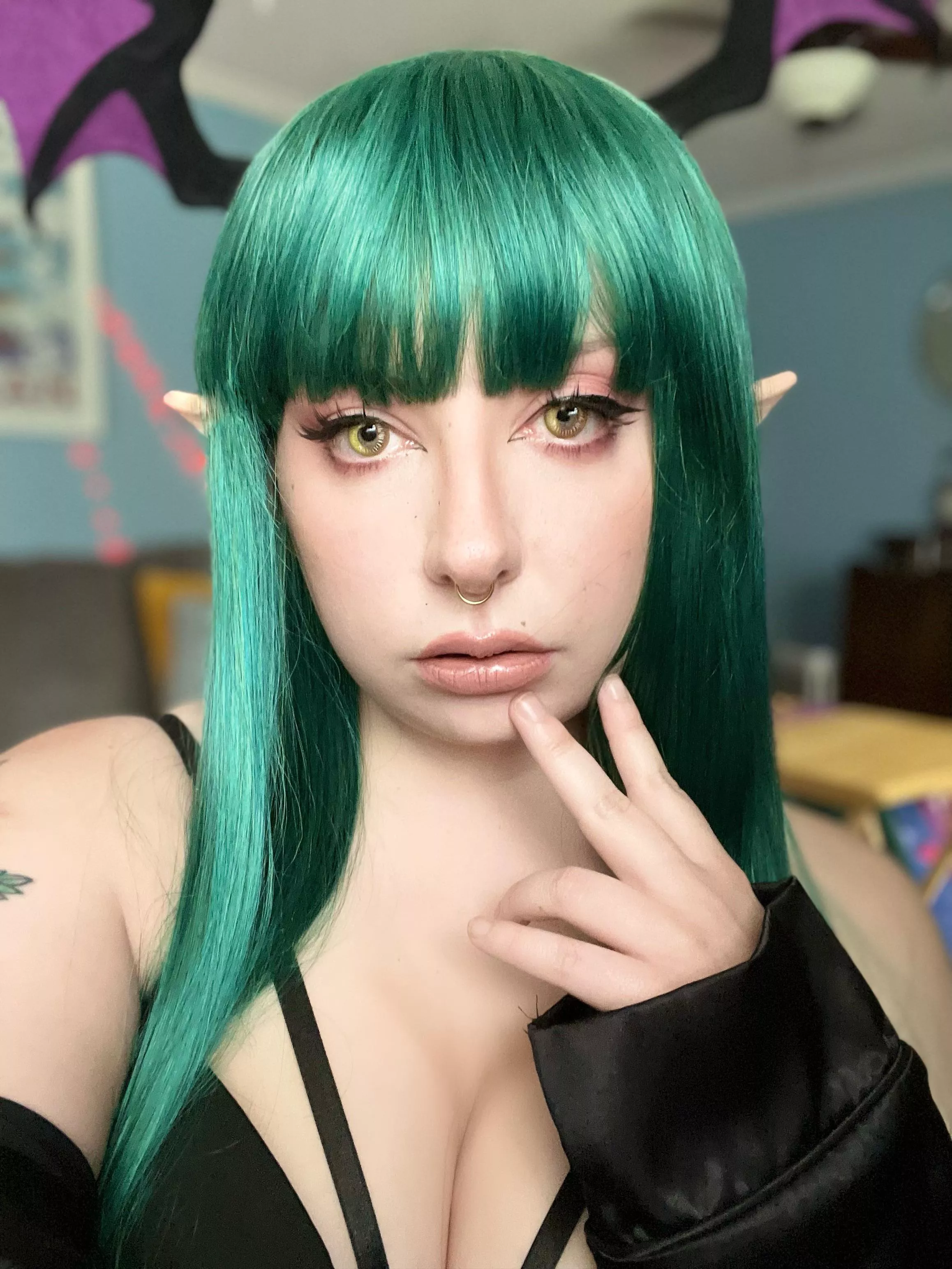 (Self) morrigan makeup test