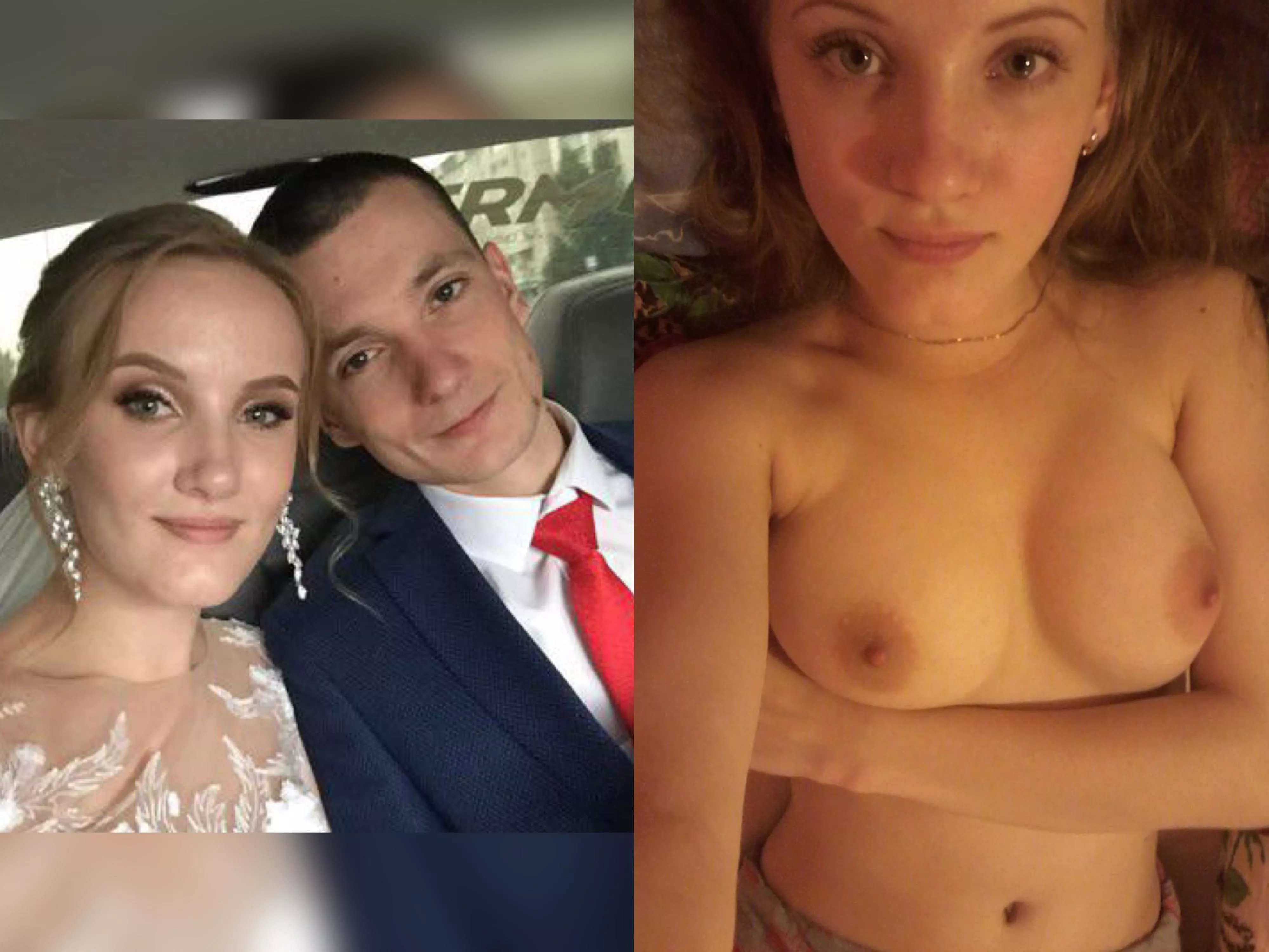 Selfie after wedding, Olga 24yo