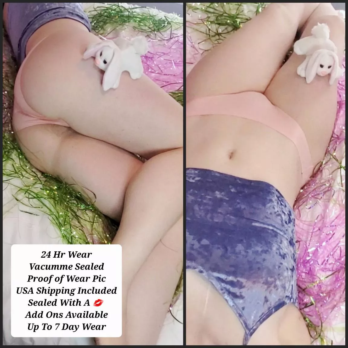 [Selling] Do you want to hop in my pants and hump like bunnies? Lets see how wet can make these! 🔥🌶 Fet and Kink friendly, Message me!