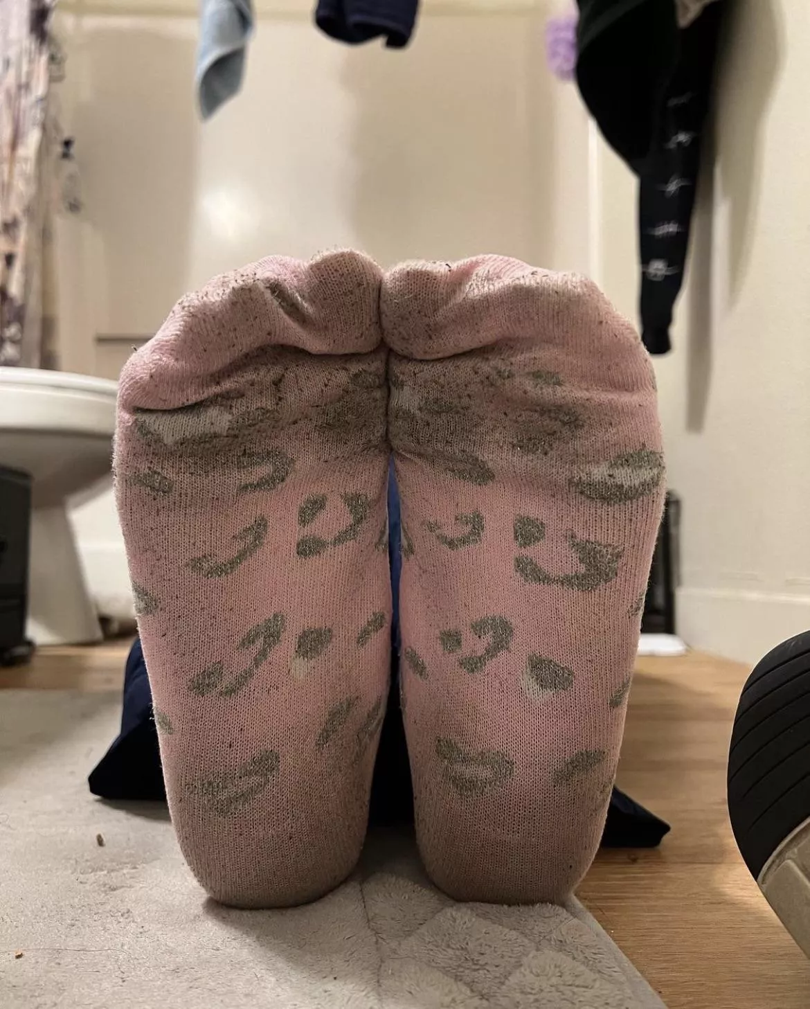 Selling stinky sweaty socks and other fetish content. OnlyFans link in the bio