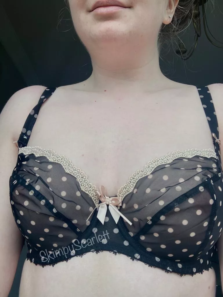 [Selling] [UK] This adorable polka dot bra could be yours 👙 UK size 32E, £45, add ons available 🇬🇧 💋