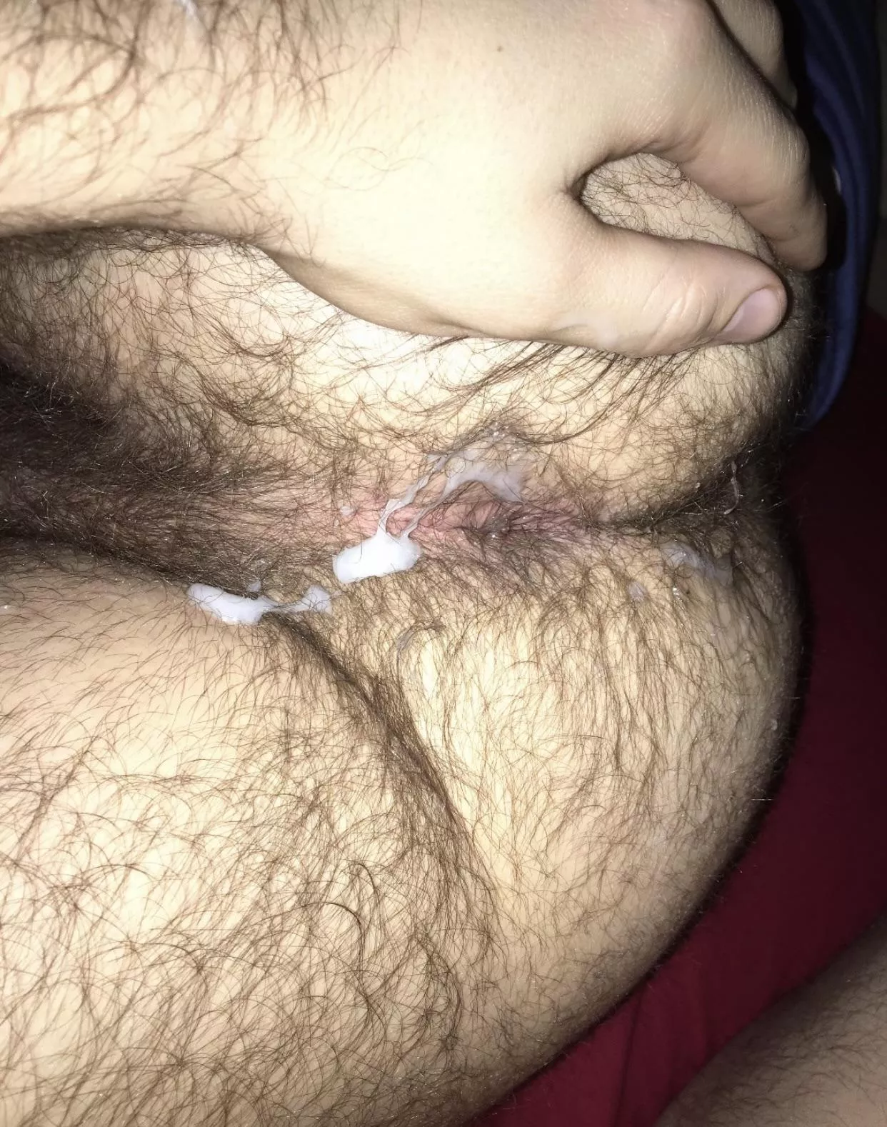 Sending my BF a pic of freshly bred hole ðŸ˜ˆ