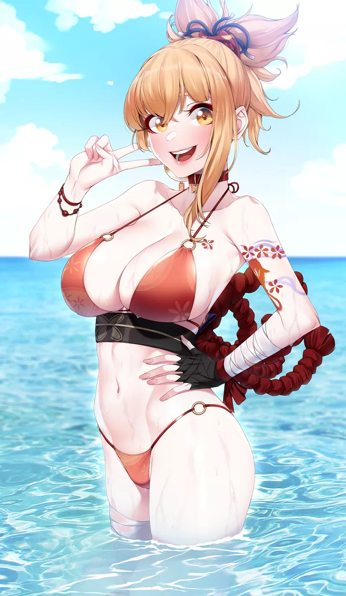 sexy bikini Yoimiya [Genshin Impact] (akchu)