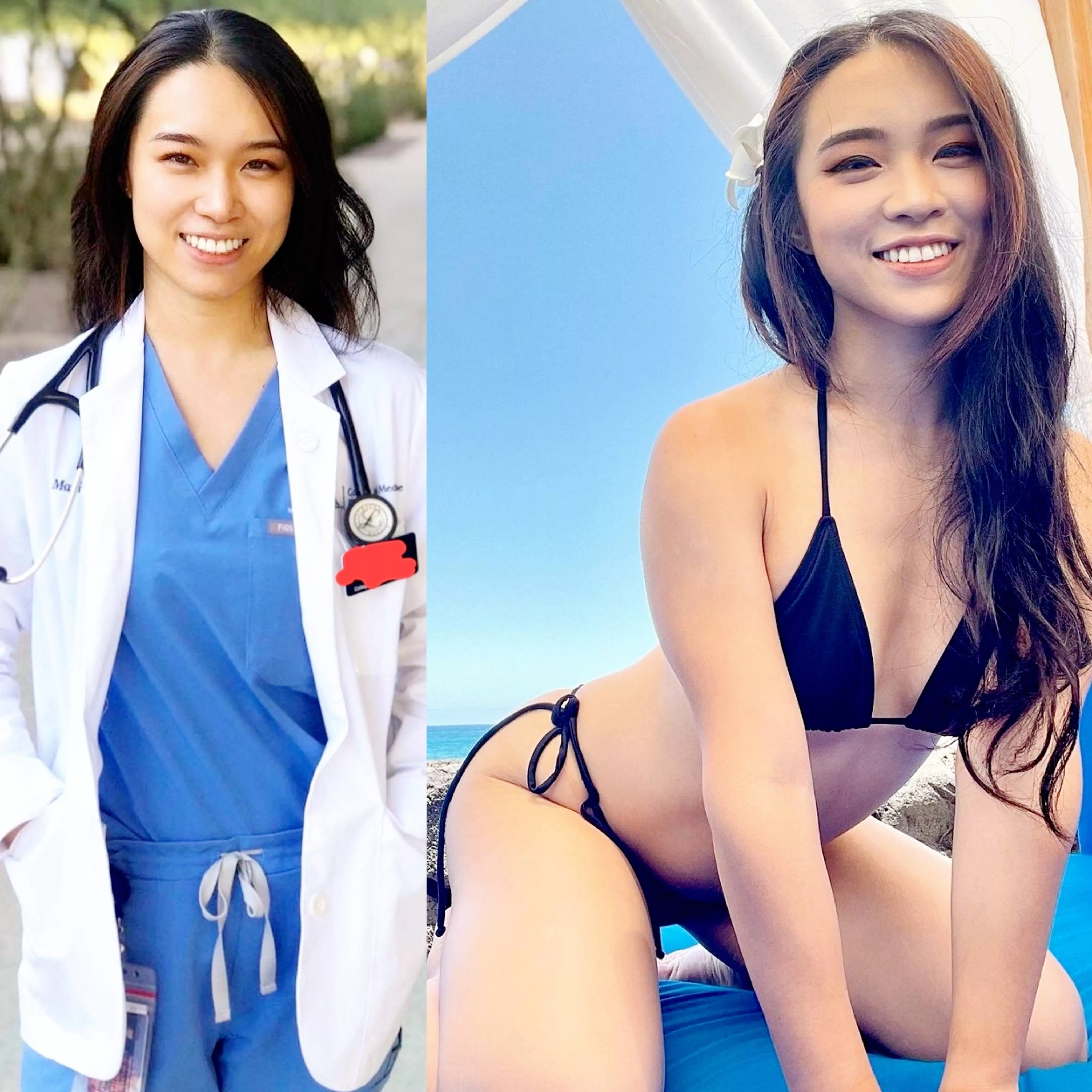 Sexy doctor on and off