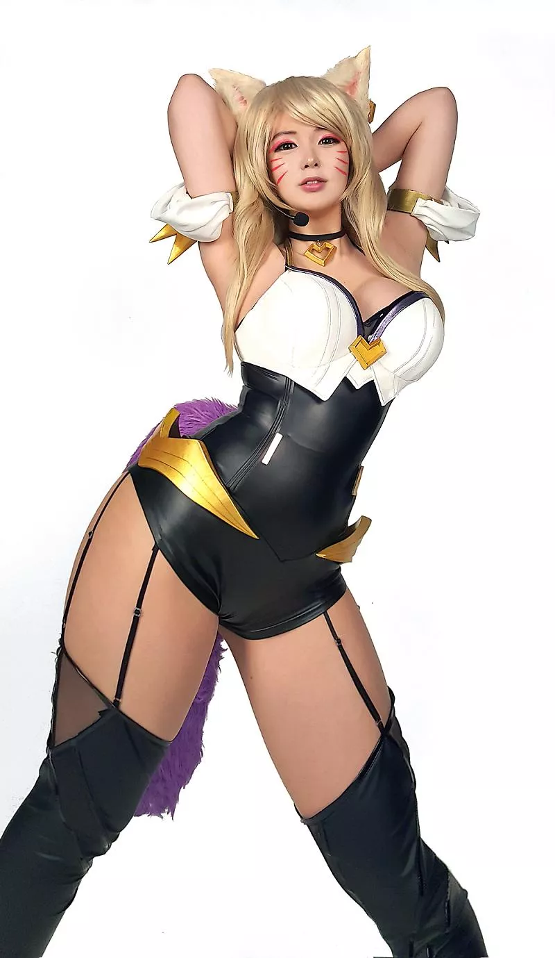 sexy kda ahri cosplay by doremi