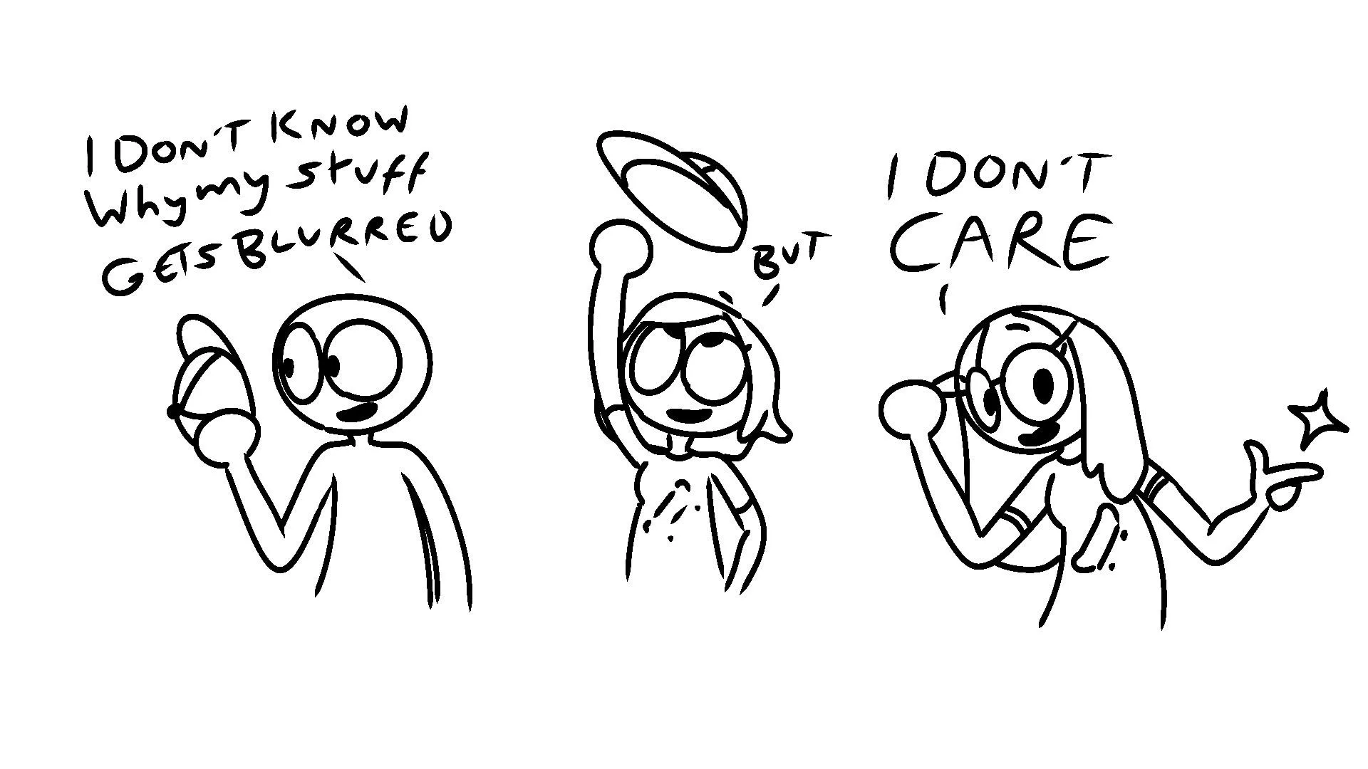 sfw commentary with a hat gal