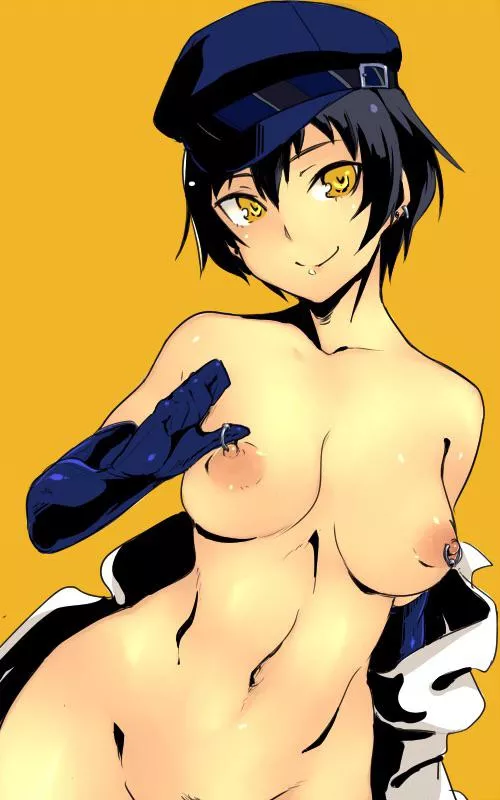 Shadow Naoto’s nipple piercings