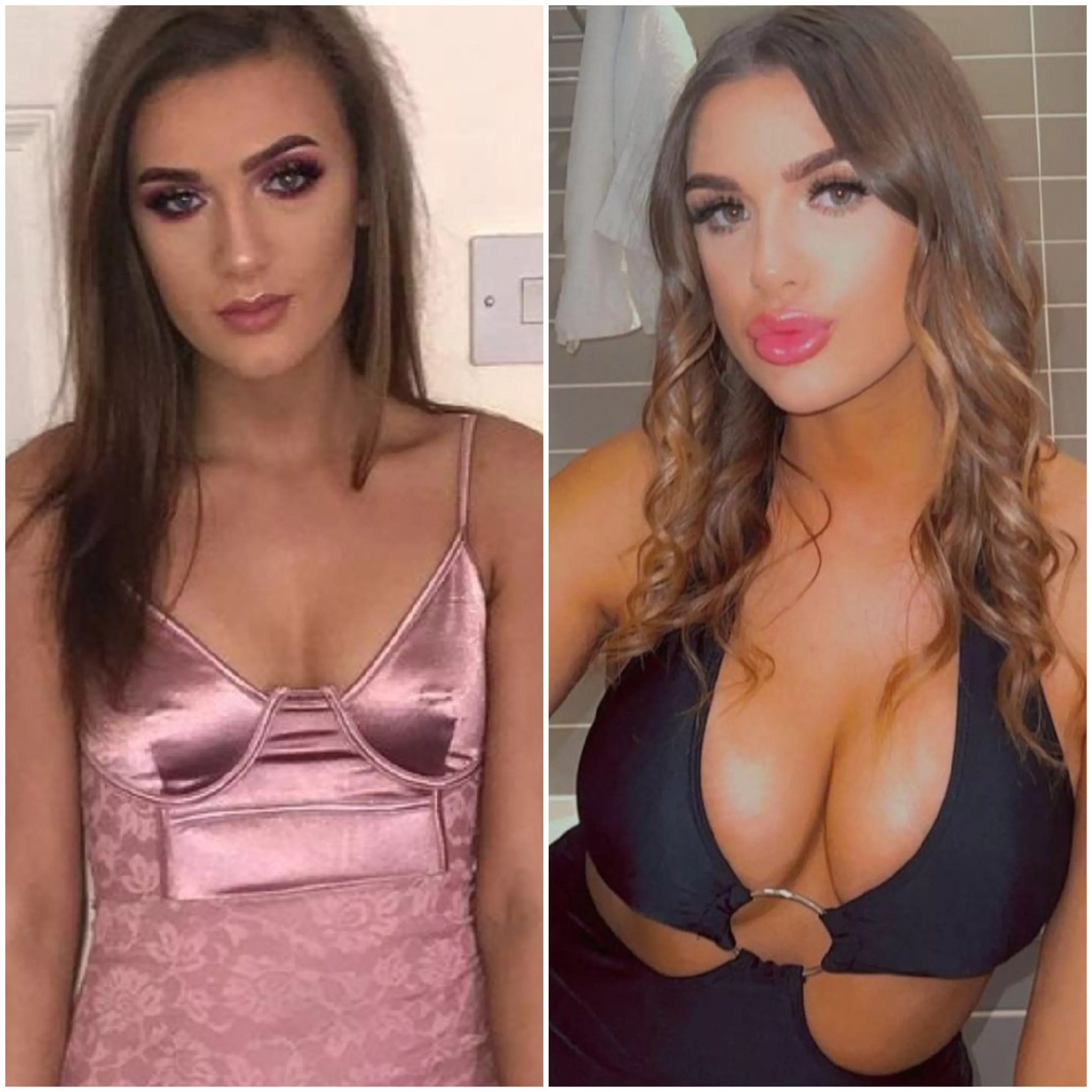 Shannon's transformation into a bimbo.