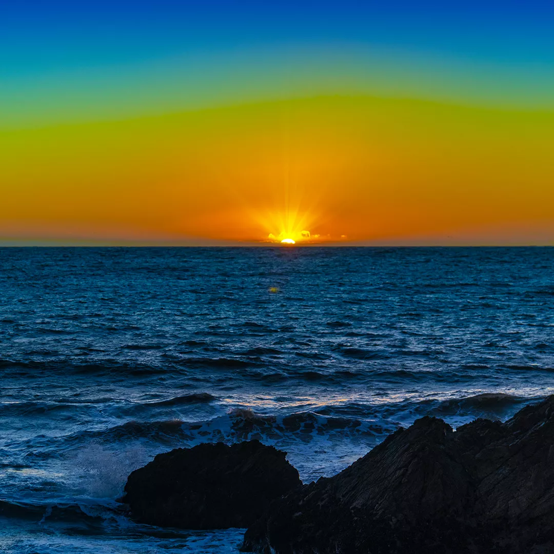 Sharp Sunset. Leo Carillo, CA