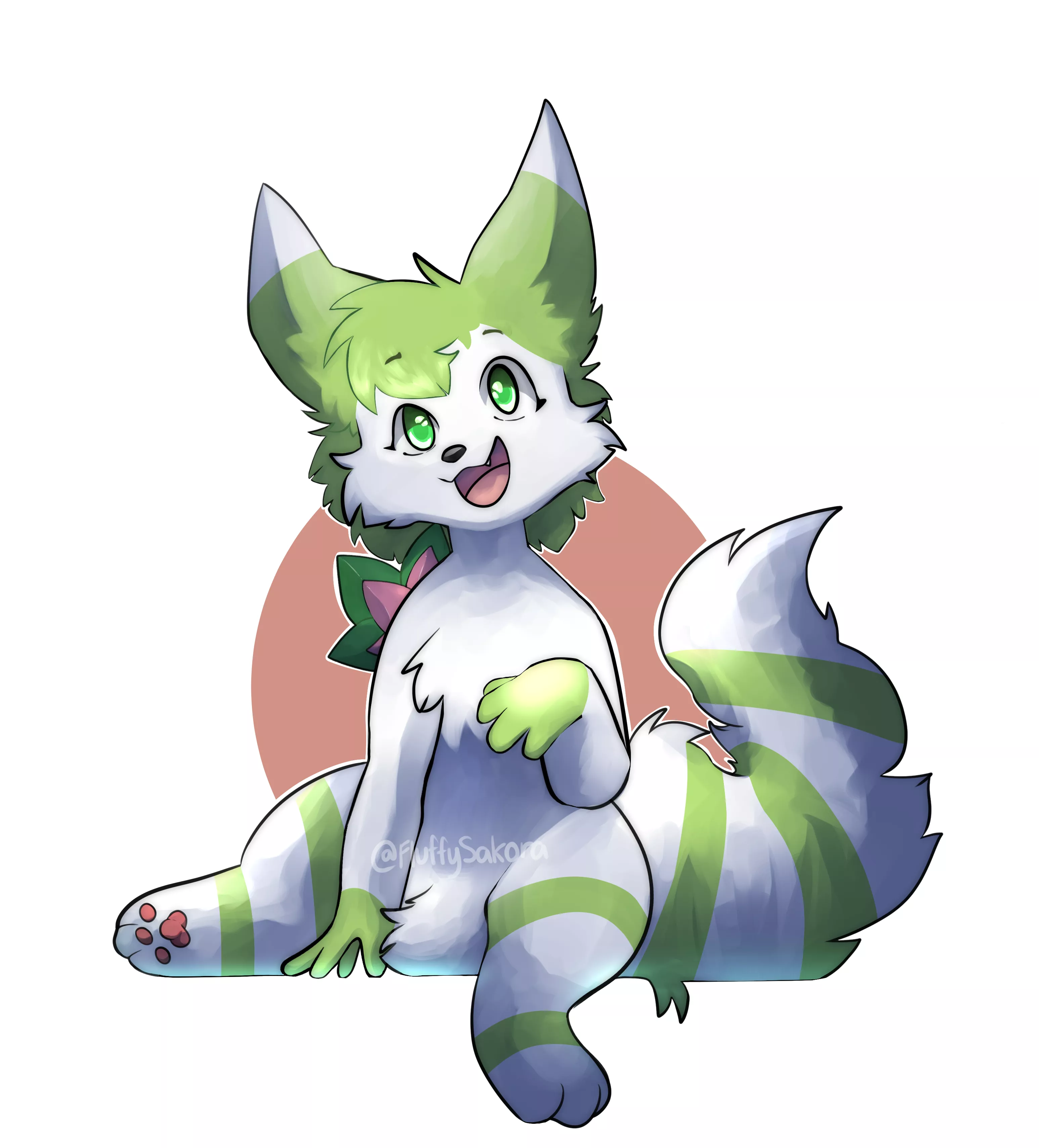 Shaymin + Furret Hybrid! (Art By Me)