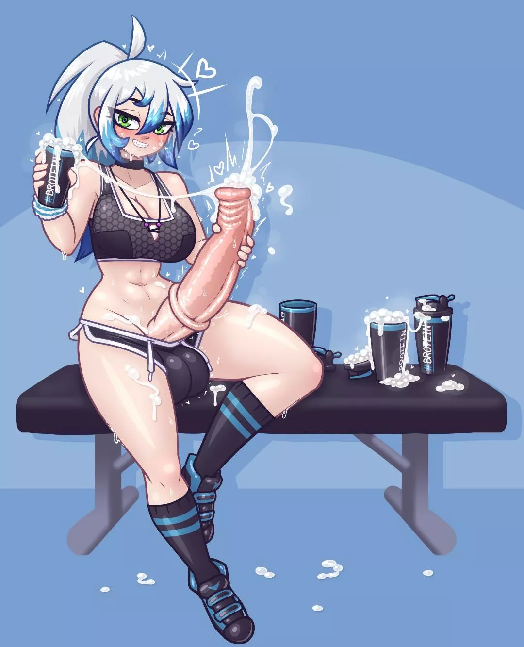 She creates free protein shakes for all her clients (Limebreaker)