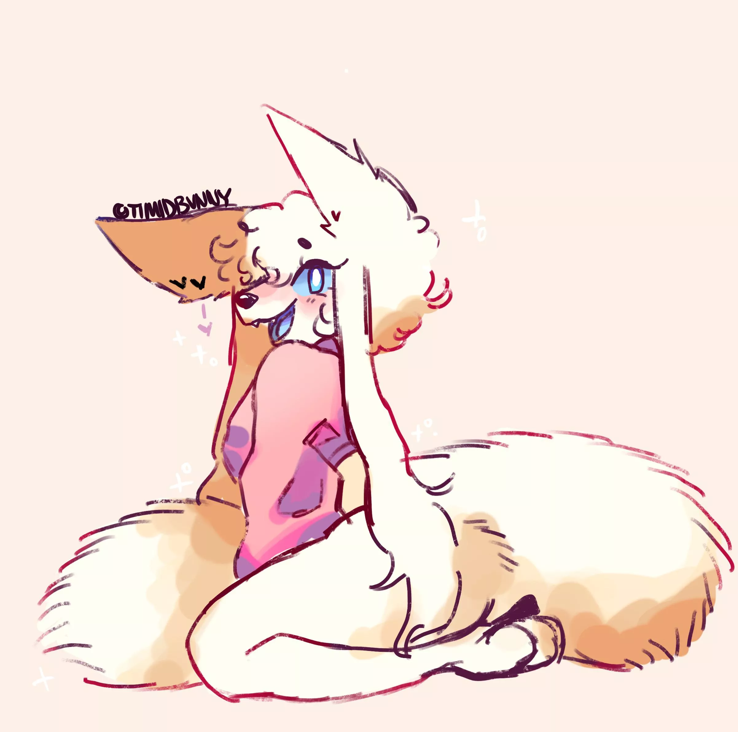 she sitto foxo (Art by me @TIMIDBVNNY)