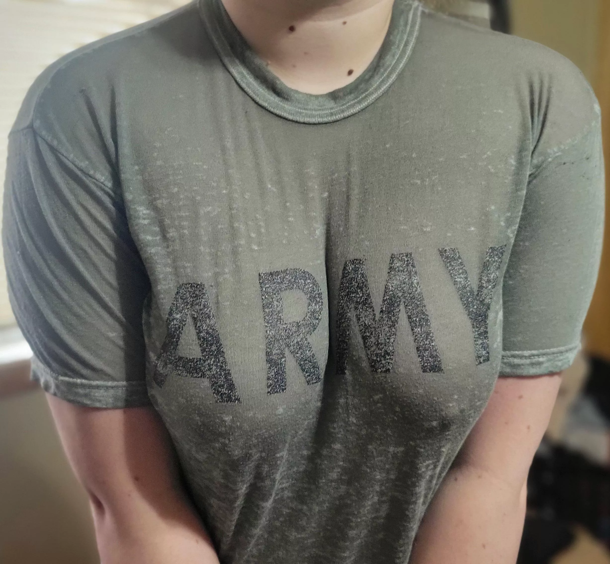 She stole this shirt from the last guy she fucked.