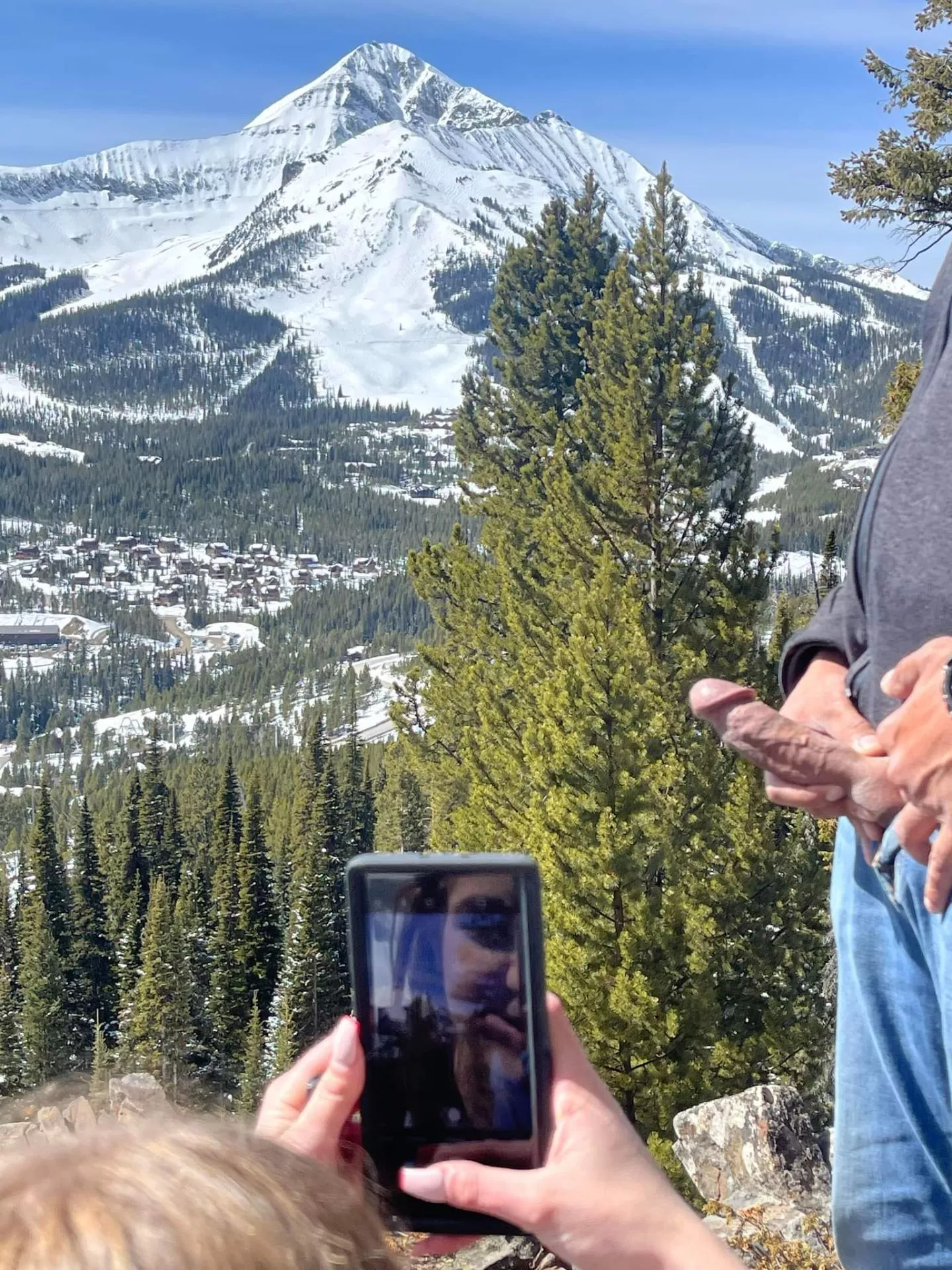 She wanted to take a DP on a hike