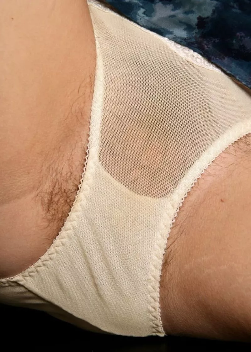 Sheer white gusset