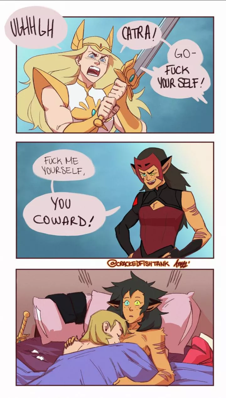 [She-Ra] Catra/Adora - Fuck Me Yourself (crackedfishtank)