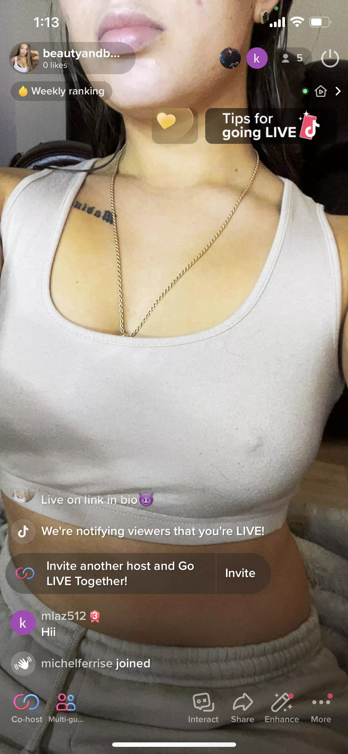 she's live now beautyandb43