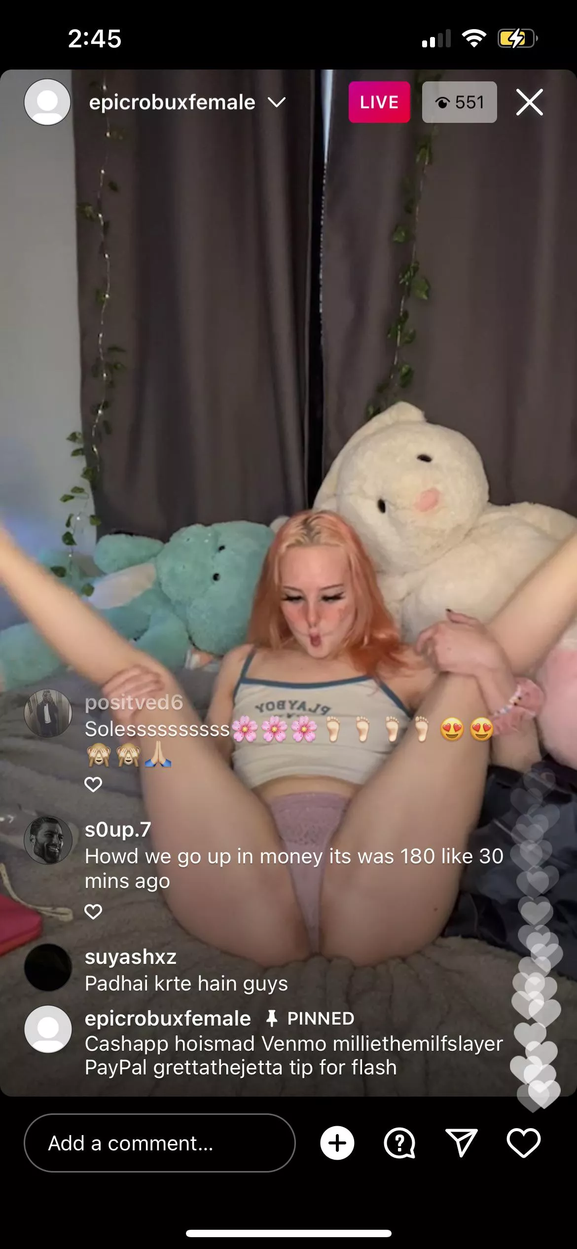 Shes live right now @epicrobuxfemale