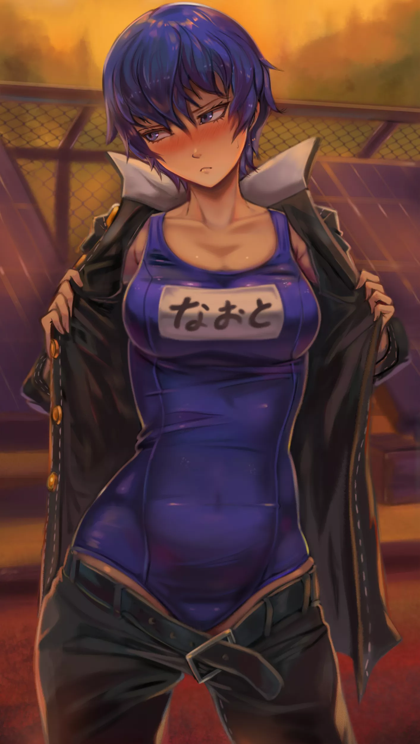 Shirogane Naoto Swimsuit Under Clothes ( Toasty Scones ) [Persona]