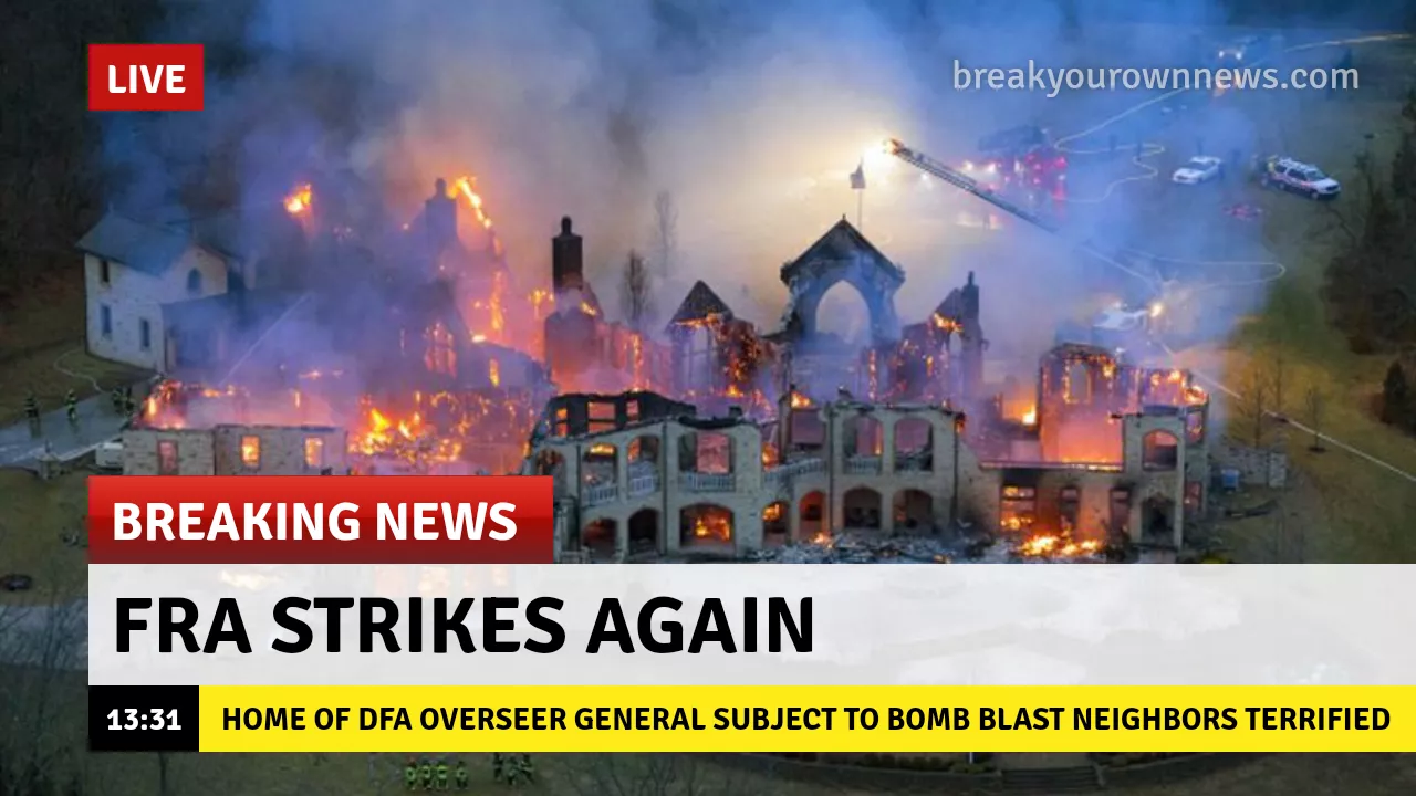 Shock, Awe, and Fire. FRA attack rattles community and leaves no survivors.