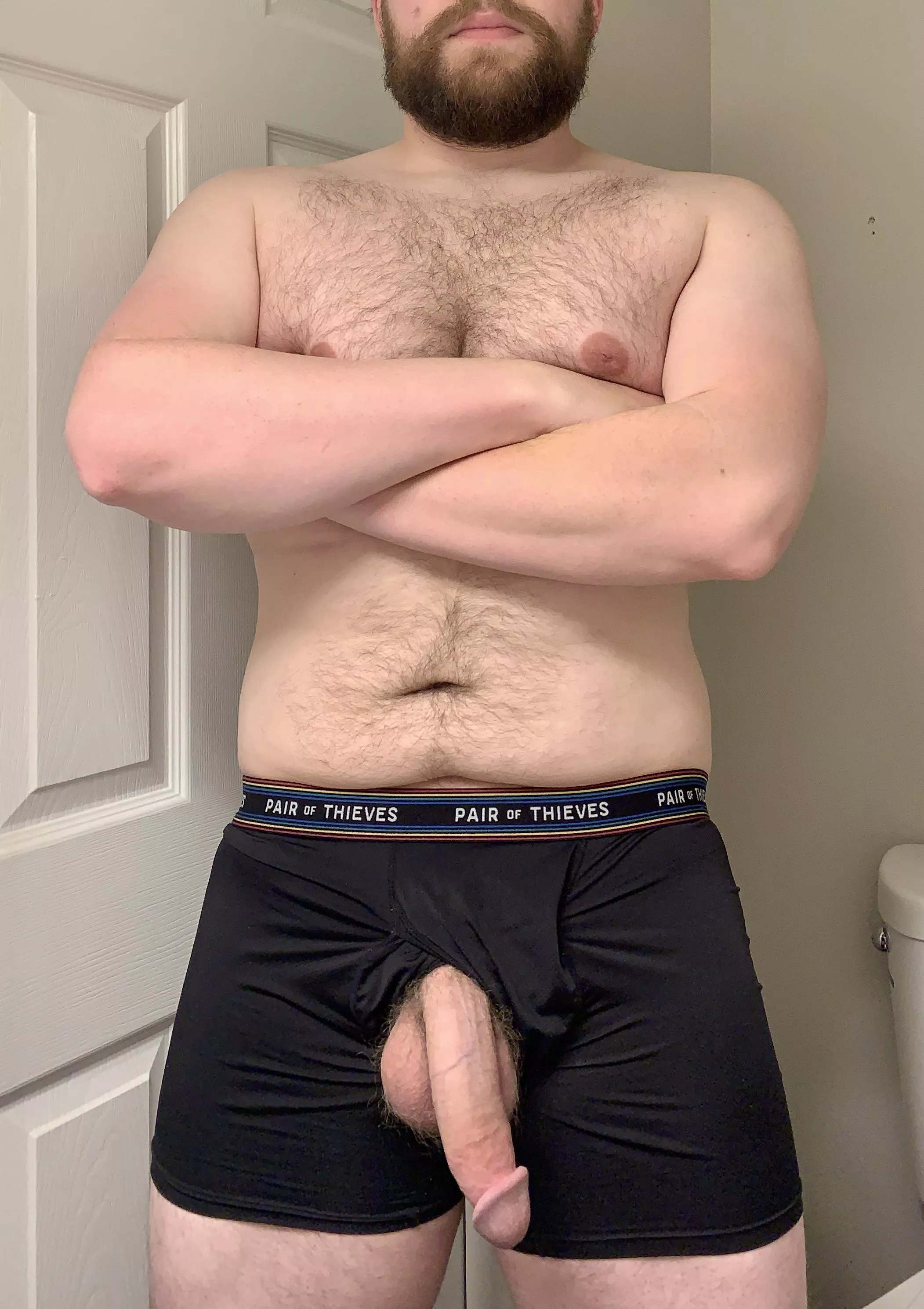 Should I get in shape or hope the dad bod gets back in style? 😂 [35]